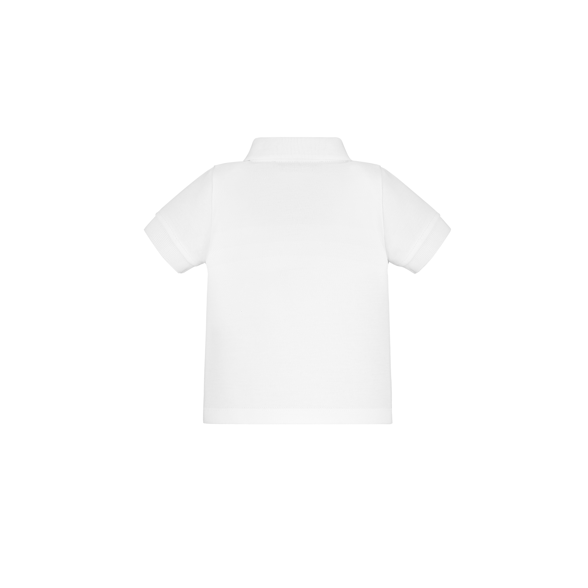 Baby CD Icon Polo Shirt White Cotton Piqué E08
