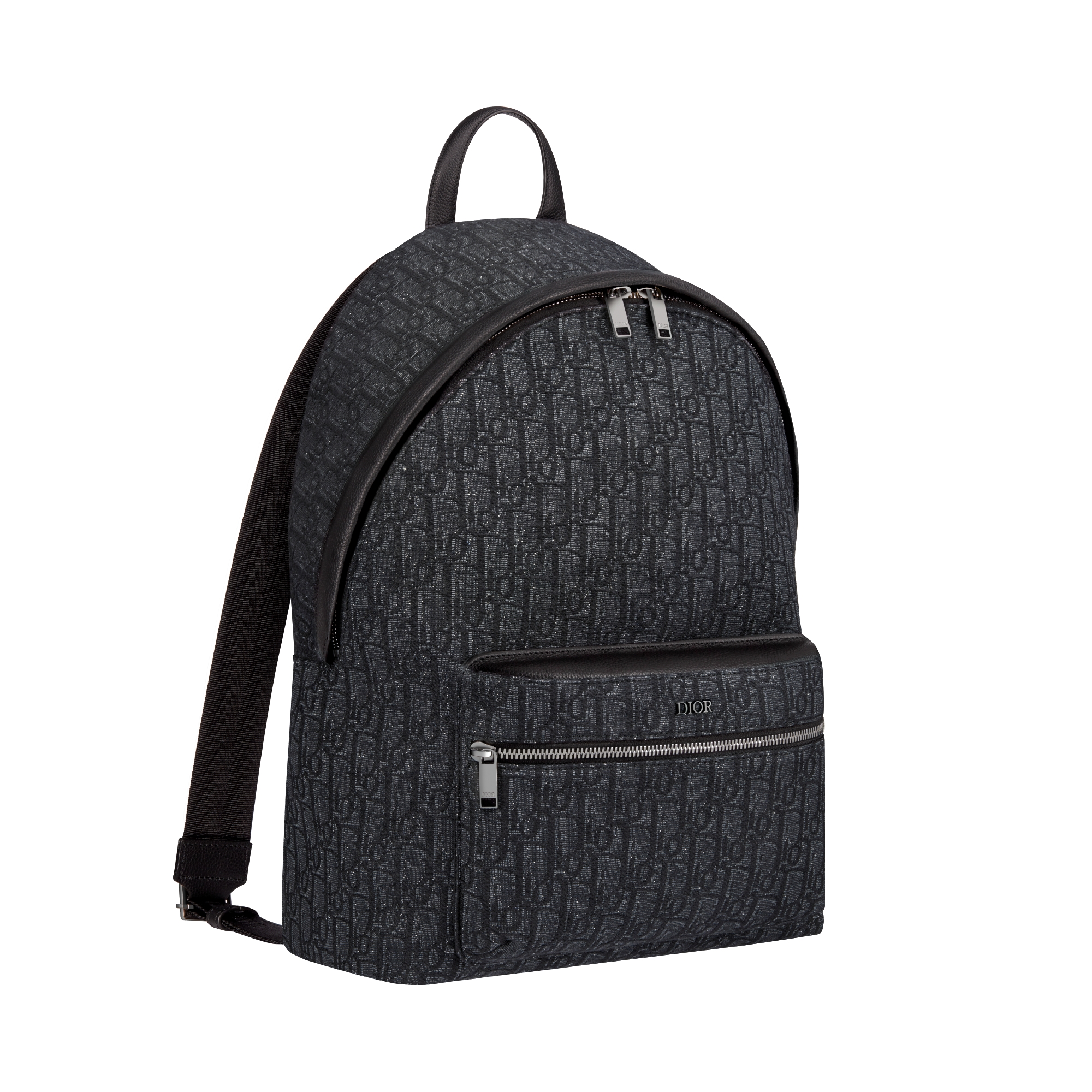 Rider Backpack Black Dior Oblique Jacquard E03