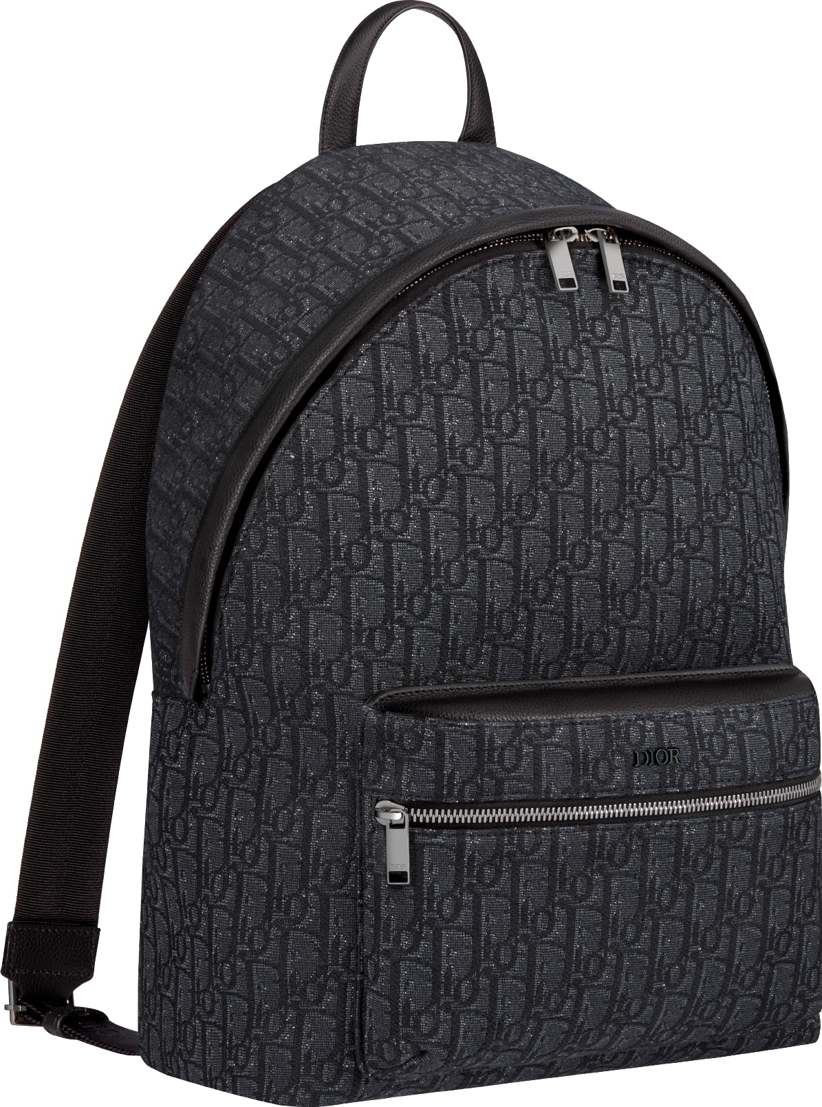 Rider Backpack Black Dior Oblique Jacquard | DIOR