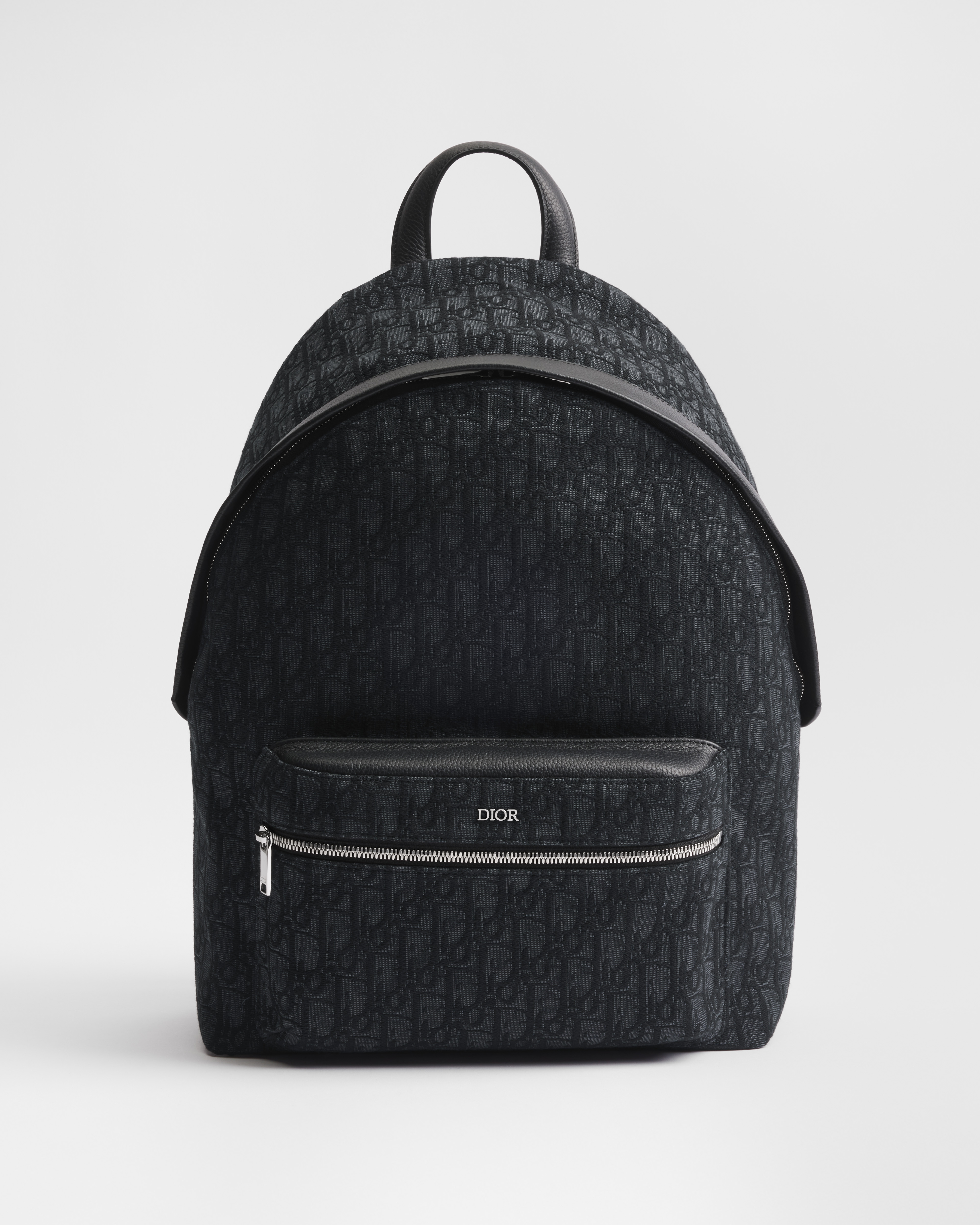 Rider Backpack Black Dior Oblique Jacquard E01
