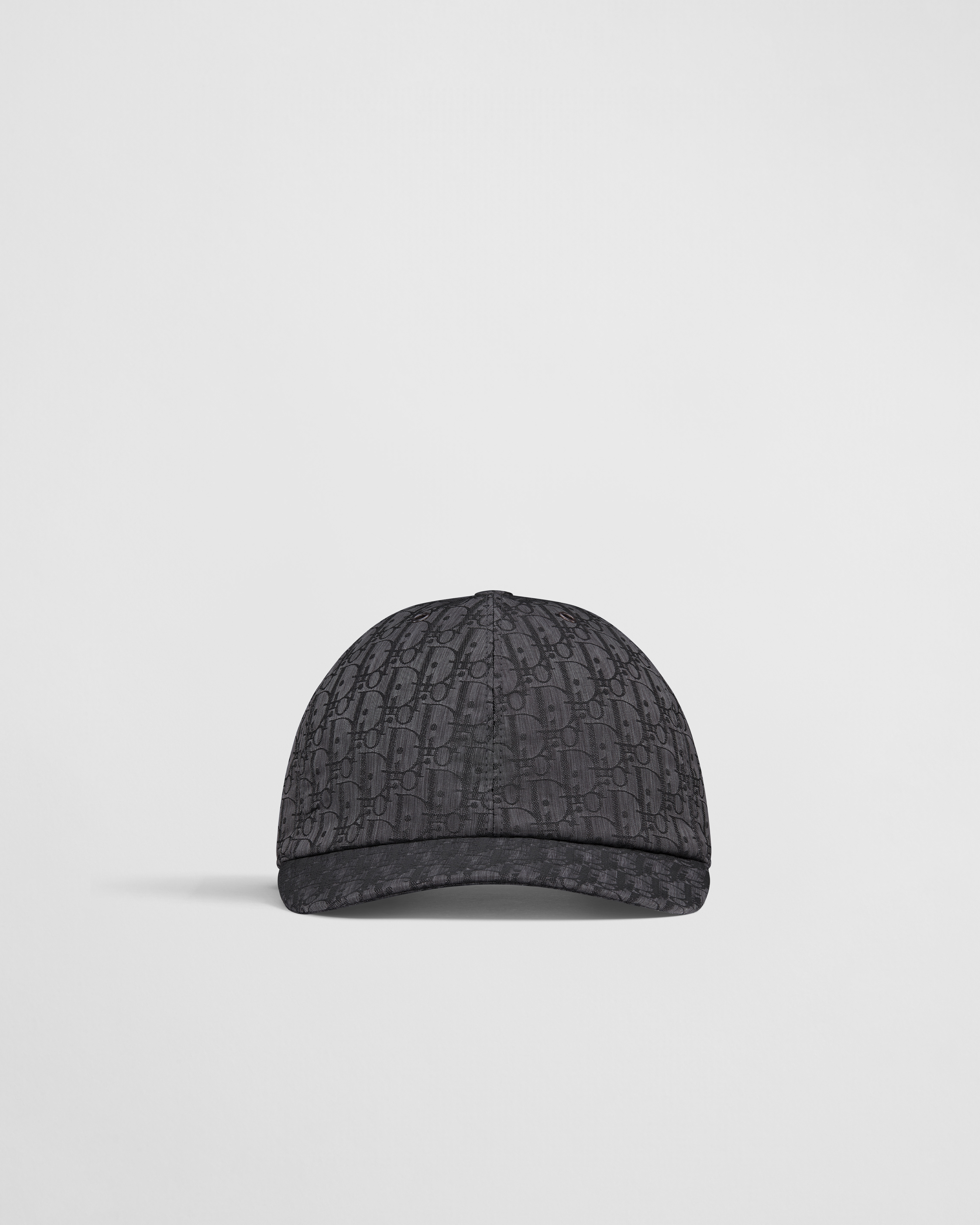 Kids' Cap Black Dior Oblique Technical Jacquard E01