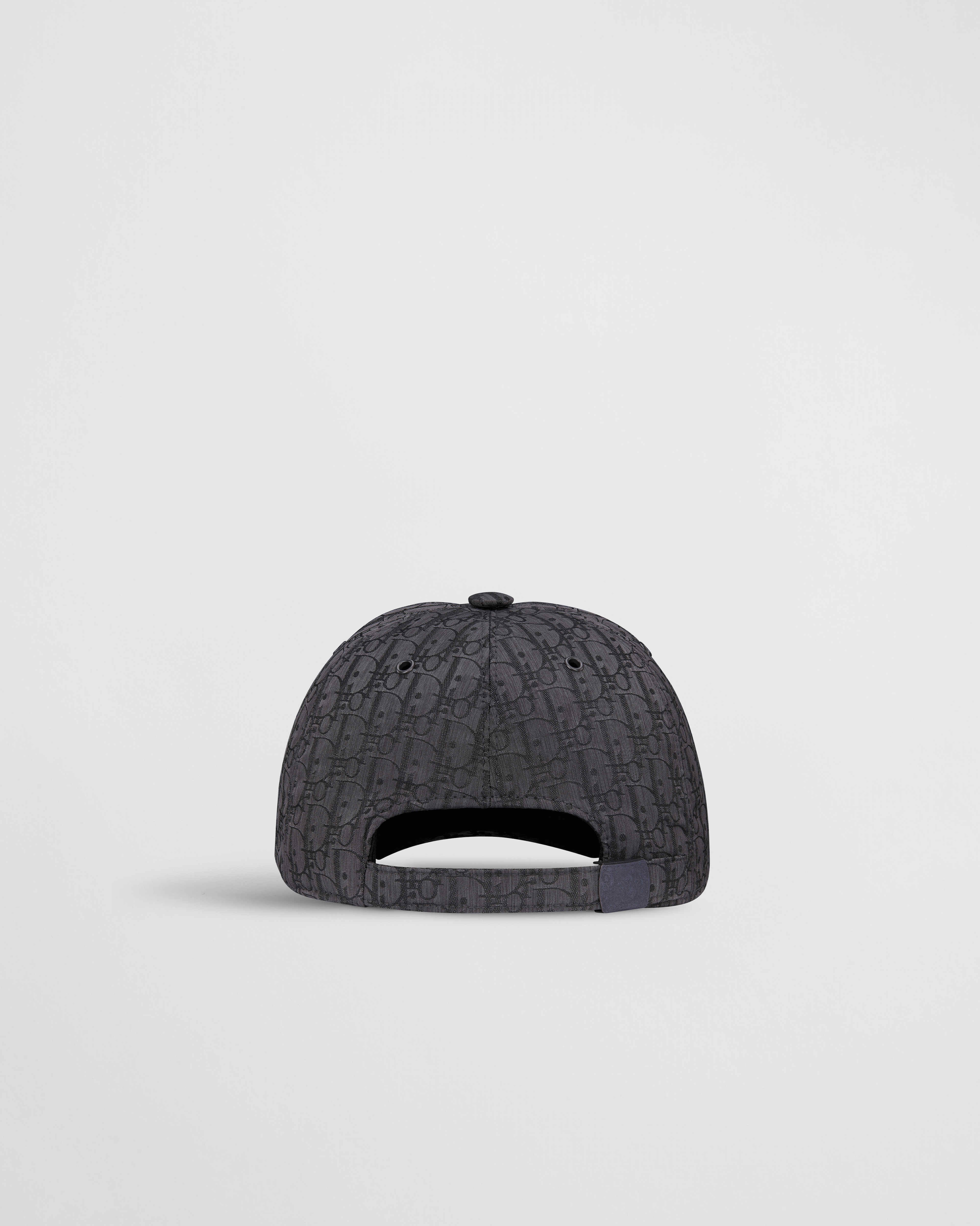 Kids' Cap Black Dior Oblique Technical Jacquard E05