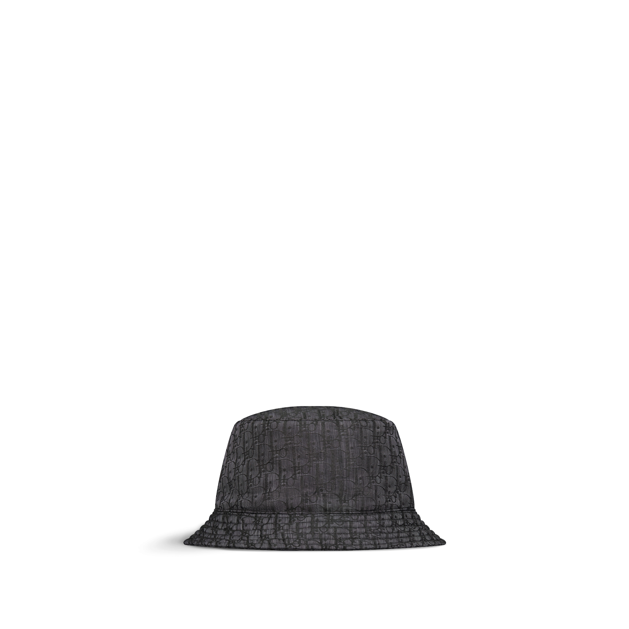 Bucket Hat für Kinder Dior Oblique Funktionsjacquard in Schwarz E01
