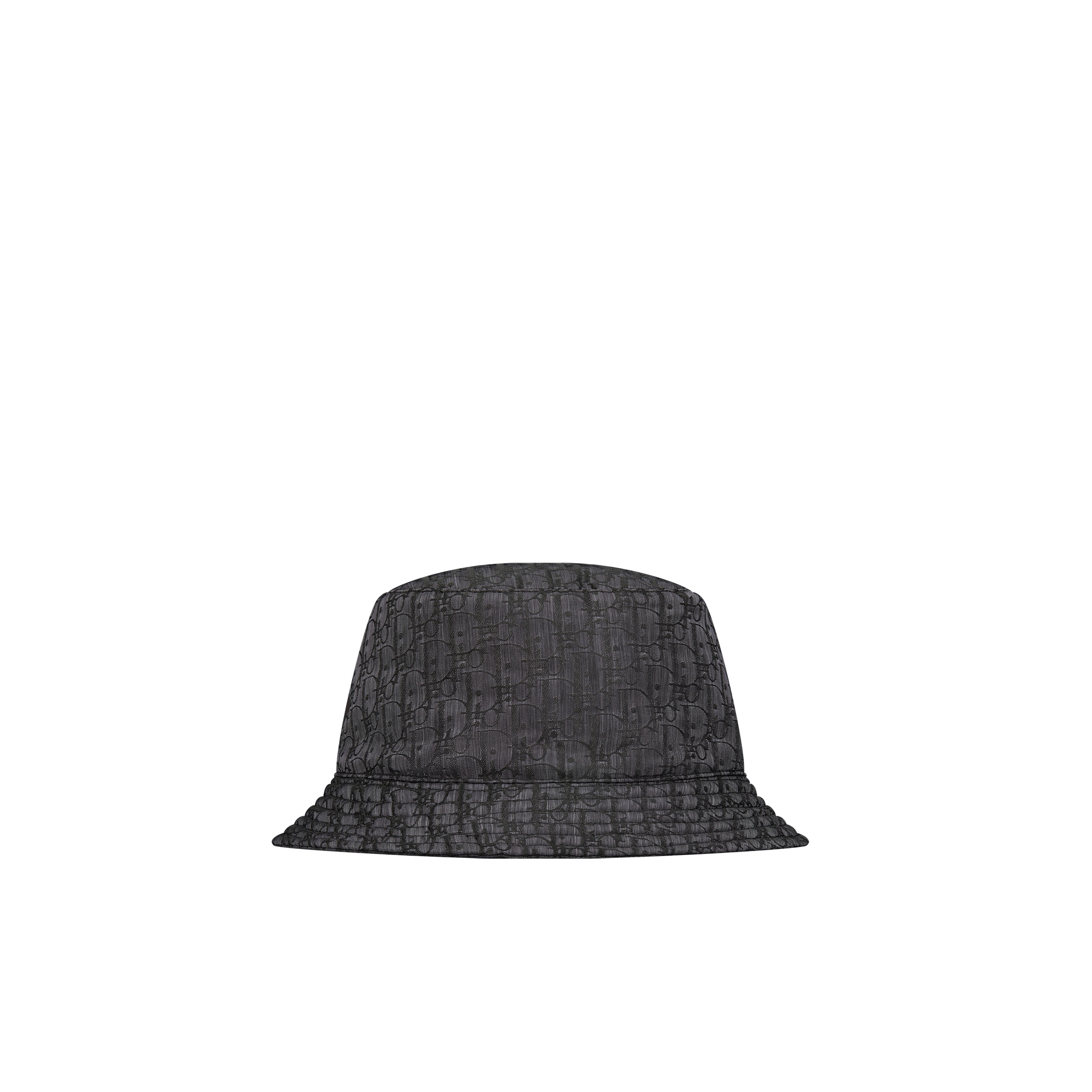 Kids' Bucket Hat Black Dior Oblique Technical Jacquard E01