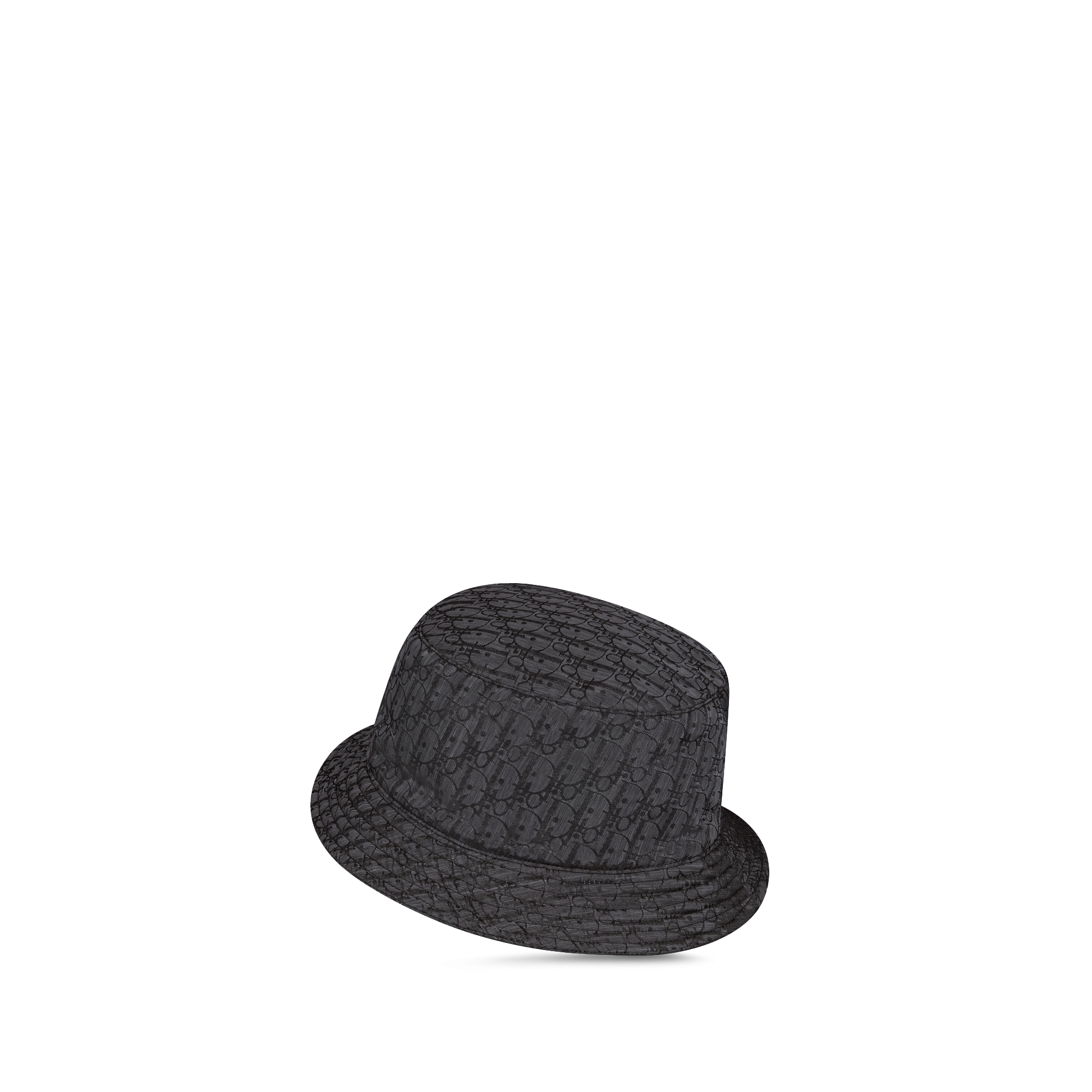 Kids' Bucket Hat Black Dior Oblique Technical Jacquard | DIOR