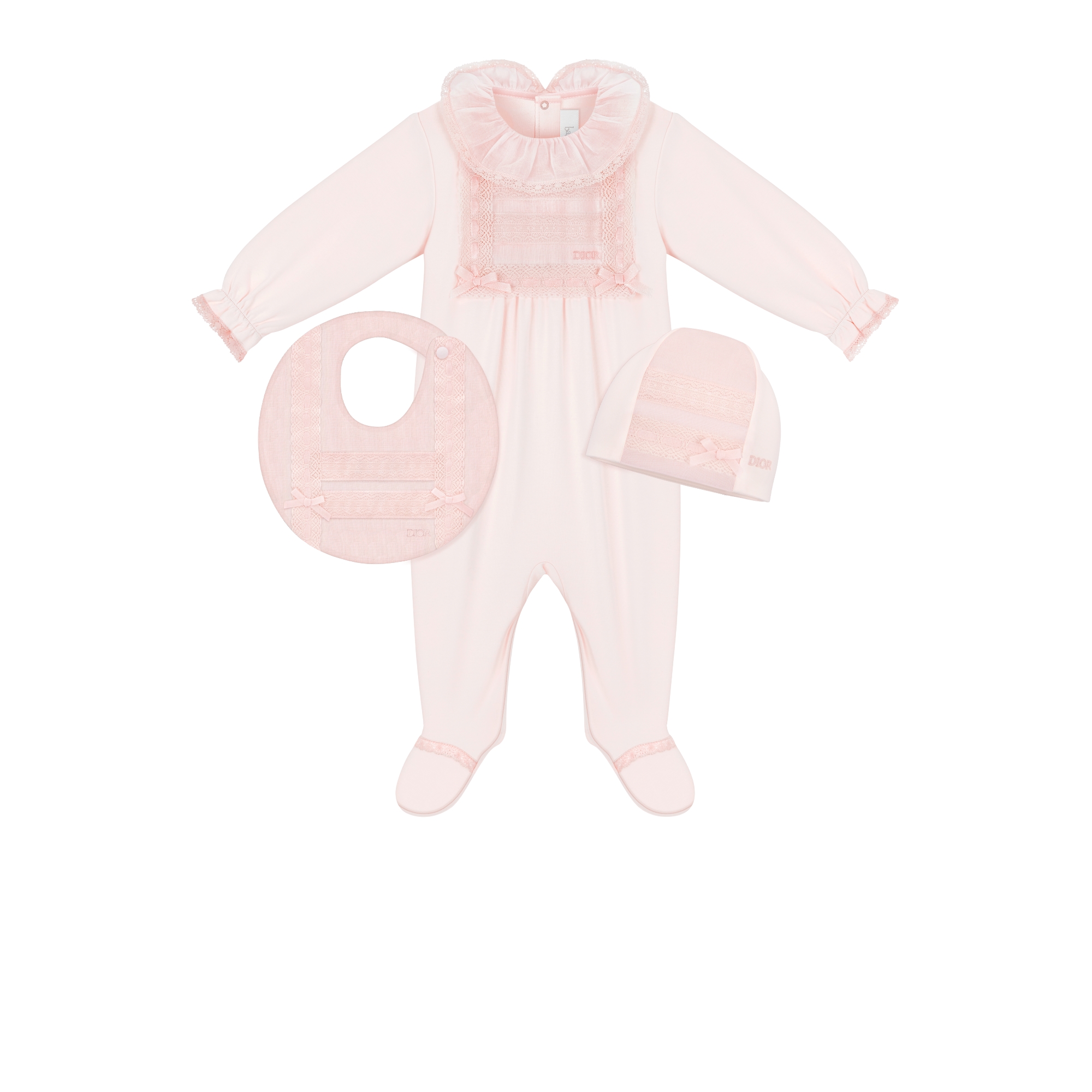 baby Dior ピンク モノグラム 厚手のパーカー