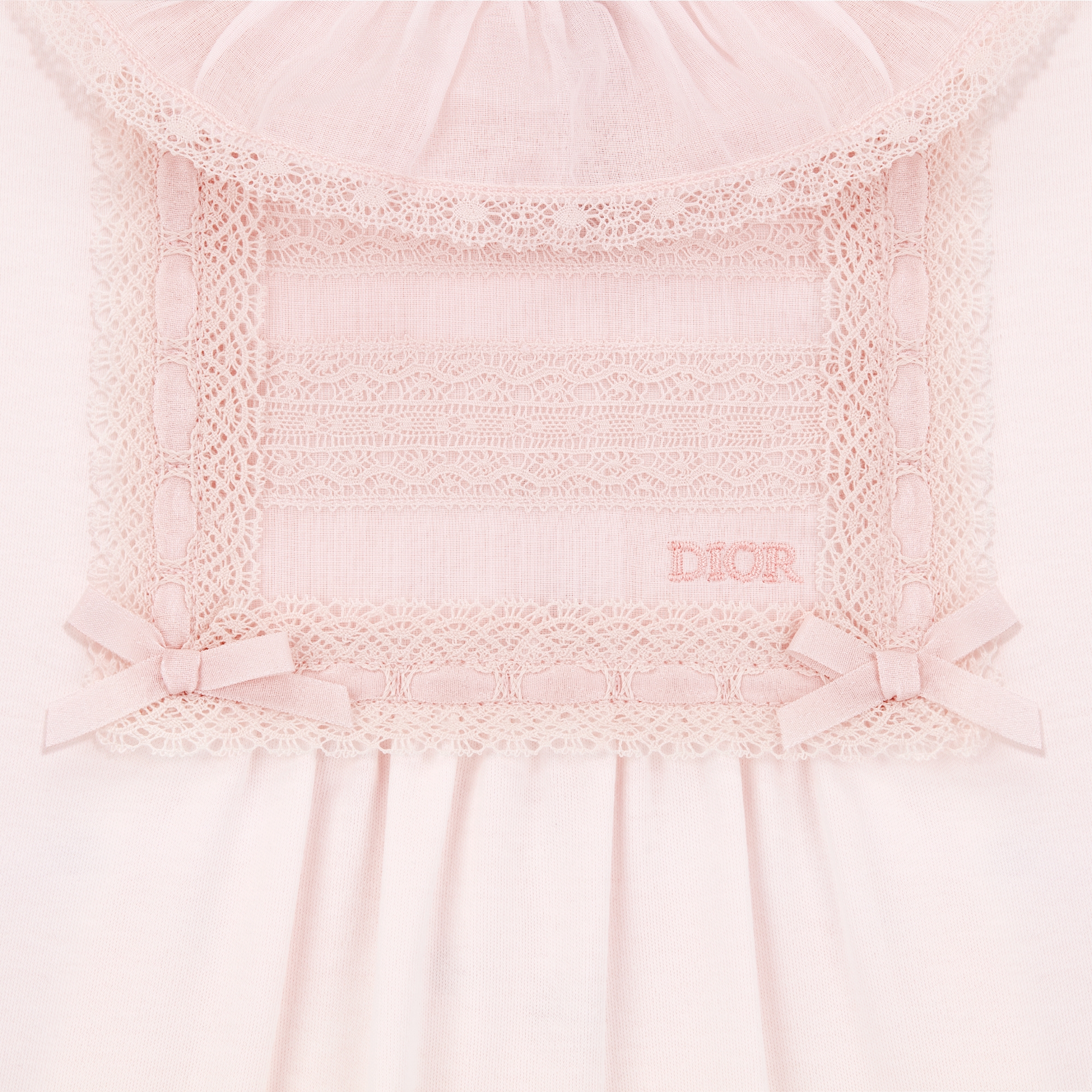 Nanouchka Geschenkset für Neugeborene Baumwollinterlock und Baumwollvoile in Zartrosa E07