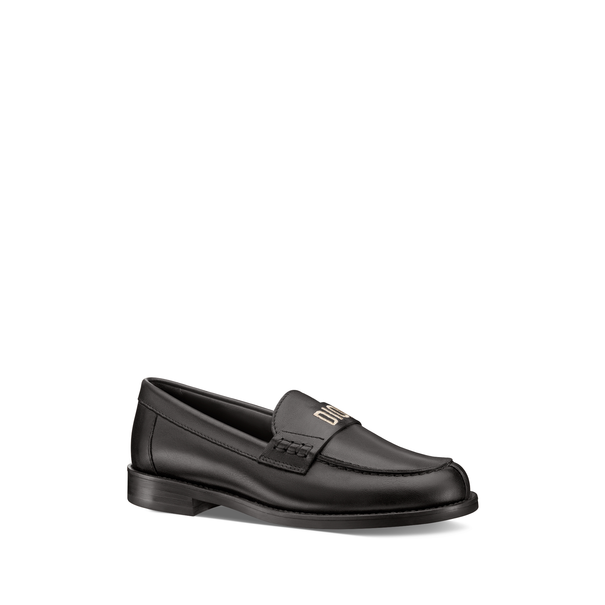 Mocassin enfant Cuir de veau noir E03