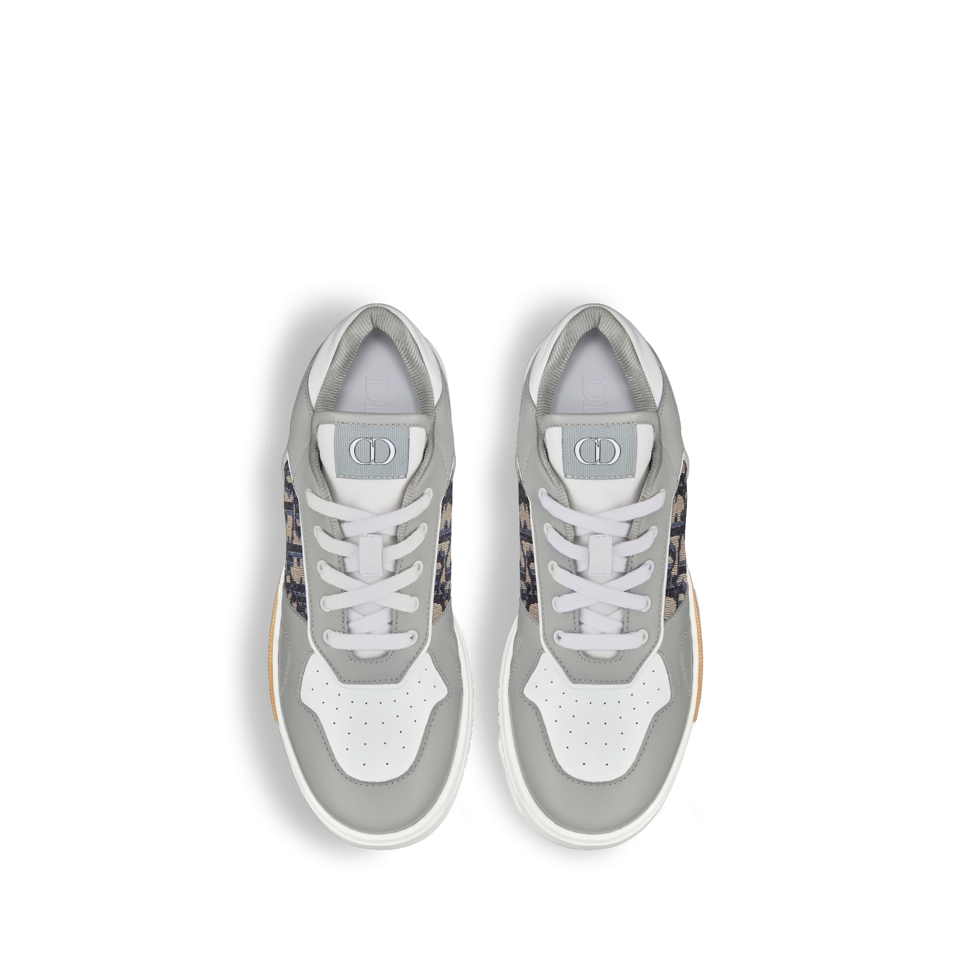 さーぽ Kids' B27 Uptown Low-Top Sneaker Gray and White Smooth