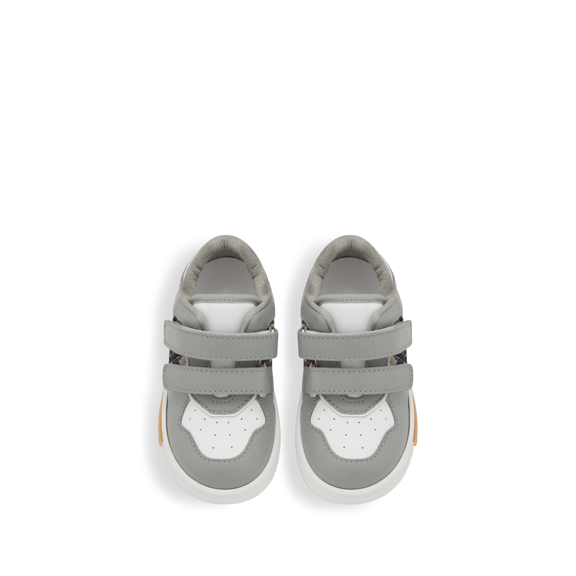 ベビー B27 アップタウン ロートップスニーカー スムースカーフスキン & ディオール オブリーク ジャカード E06