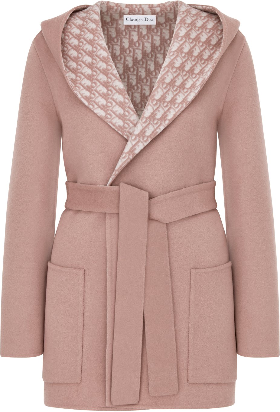 Cropped Coat with Hood and Belt aria_woman_viewcode_e01