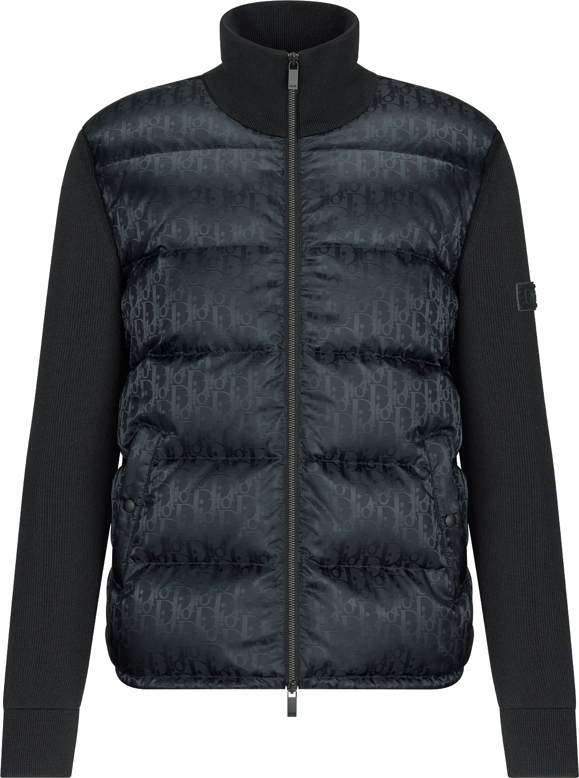 Dior Oblique Jacket Black Virgin Wool Knit DIOR