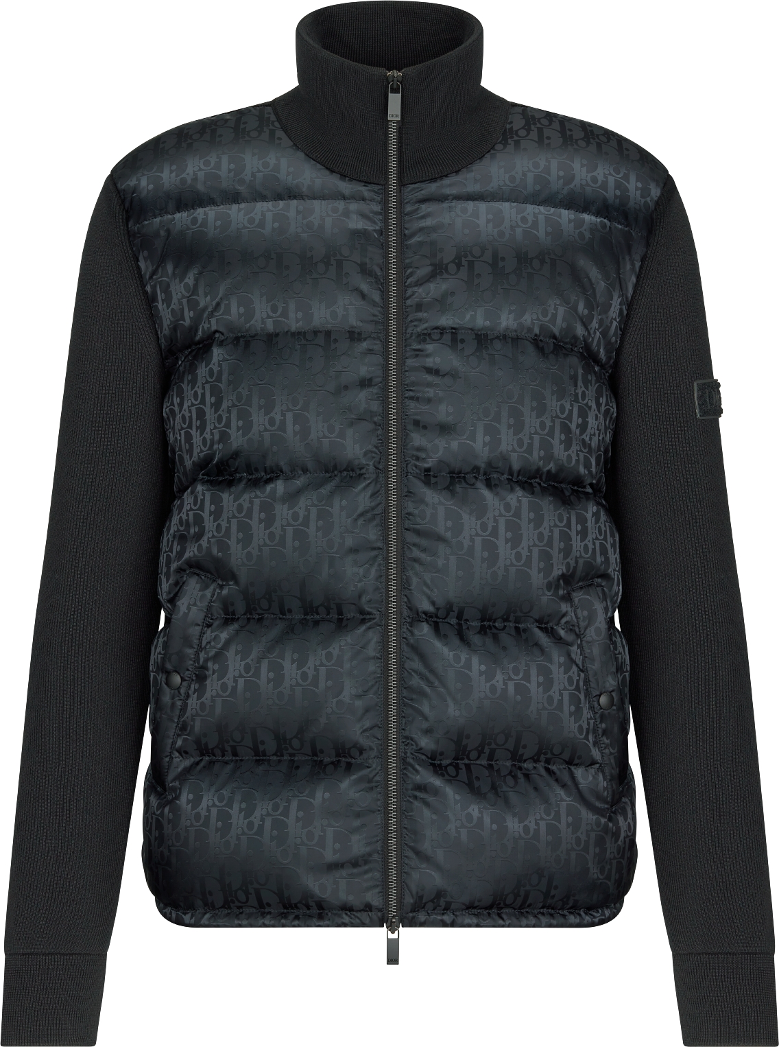 Dior Oblique Jacket Black Virgin Wool Knit DIOR