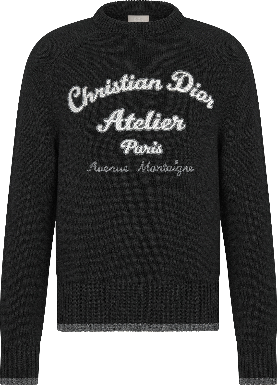 Christian Dior Atelier Sweater Black Wool Jersey | DIOR