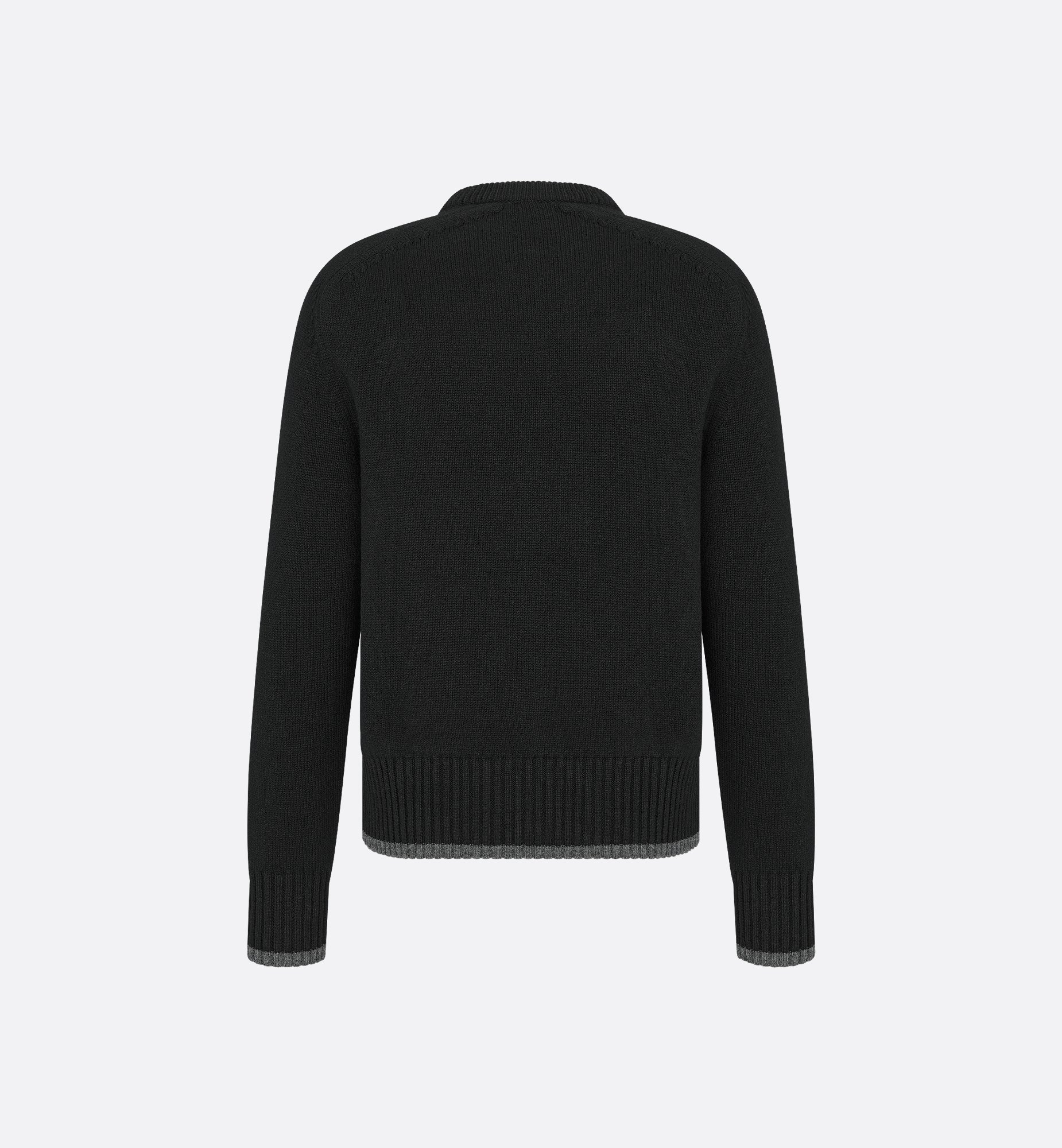 Christian Dior Atelier Sweater Black Wool Jersey | DIOR Christian Dior Atelier Sweater Black Wool Jersey | DIOR