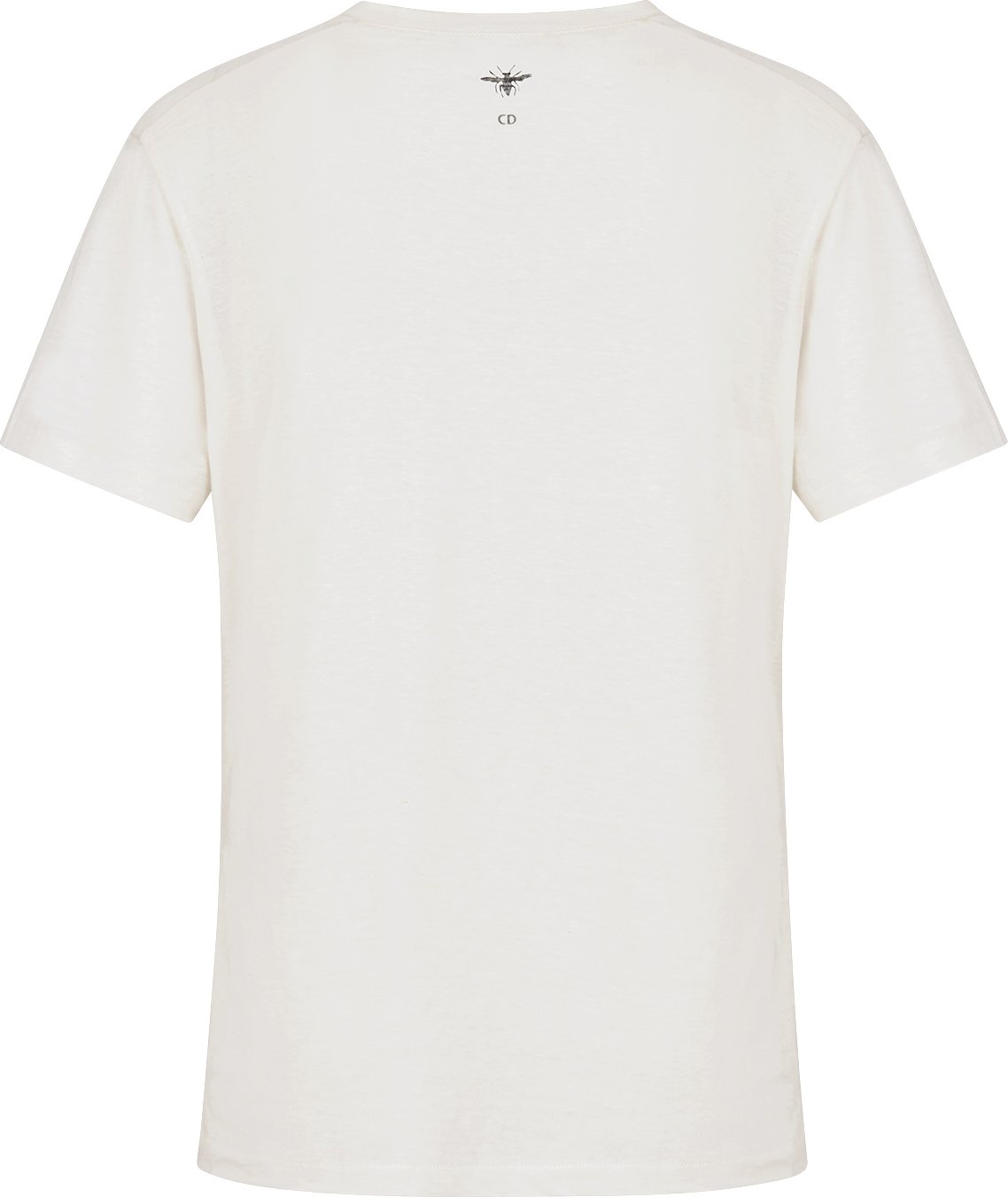 J Adior 8 T Shirt White Cotton and Linen Jersey DIOR