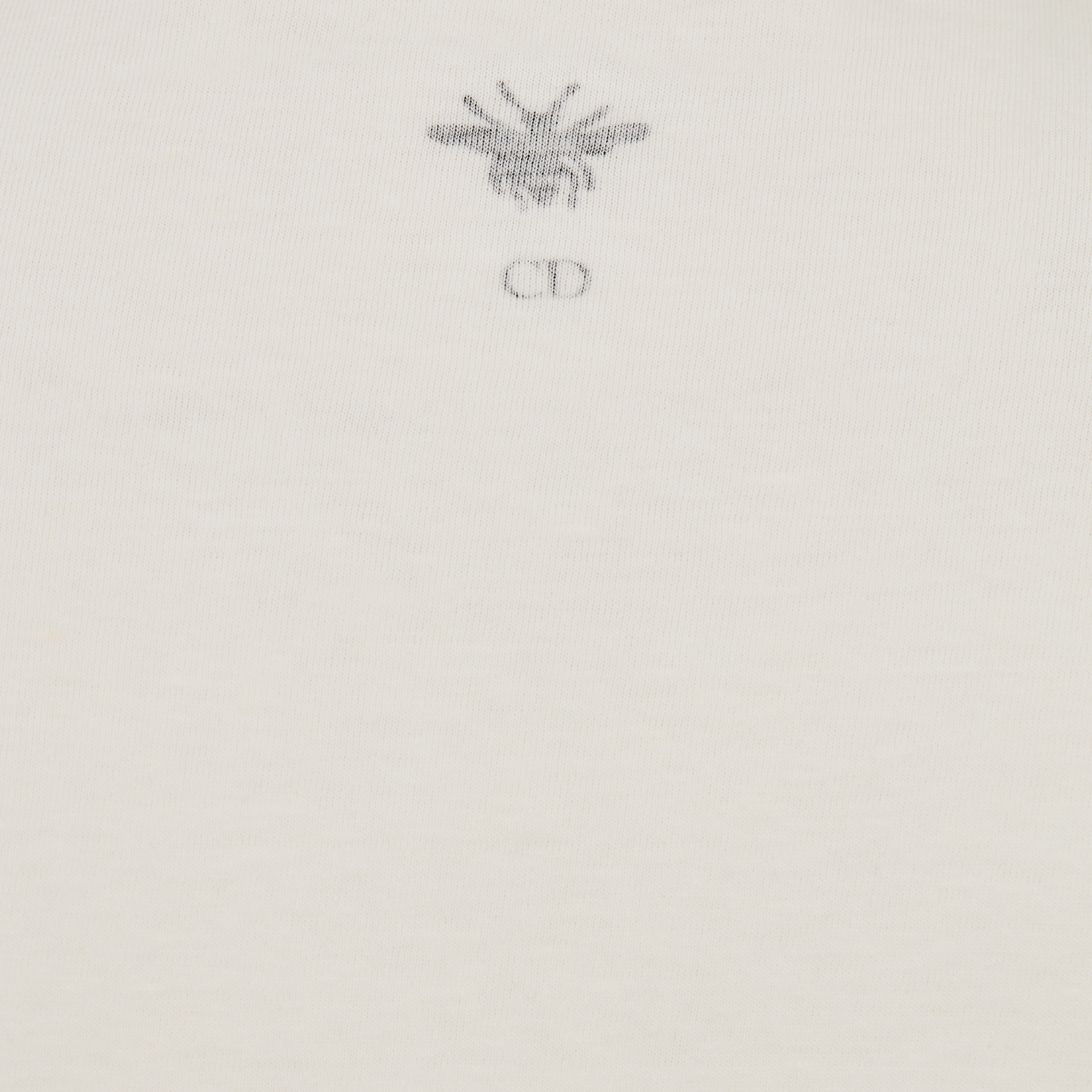 Camiseta J'Adior 8 Jérsei de algodão e linho branco E09