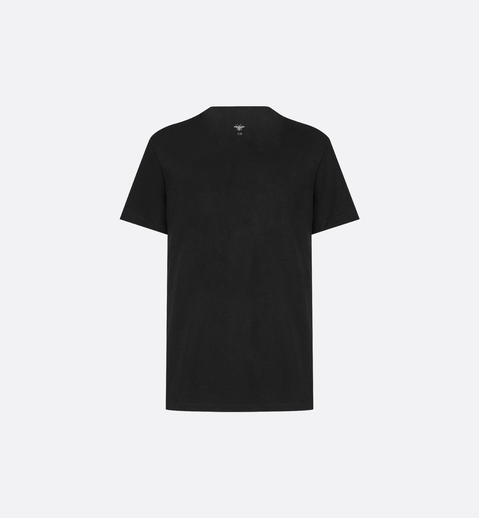 J'Adior 8 T-Shirt Black Cotton and Linen Jersey | DIOR J'Adior 8 T-Shirt Black Cotton and Linen Jersey | DIOR