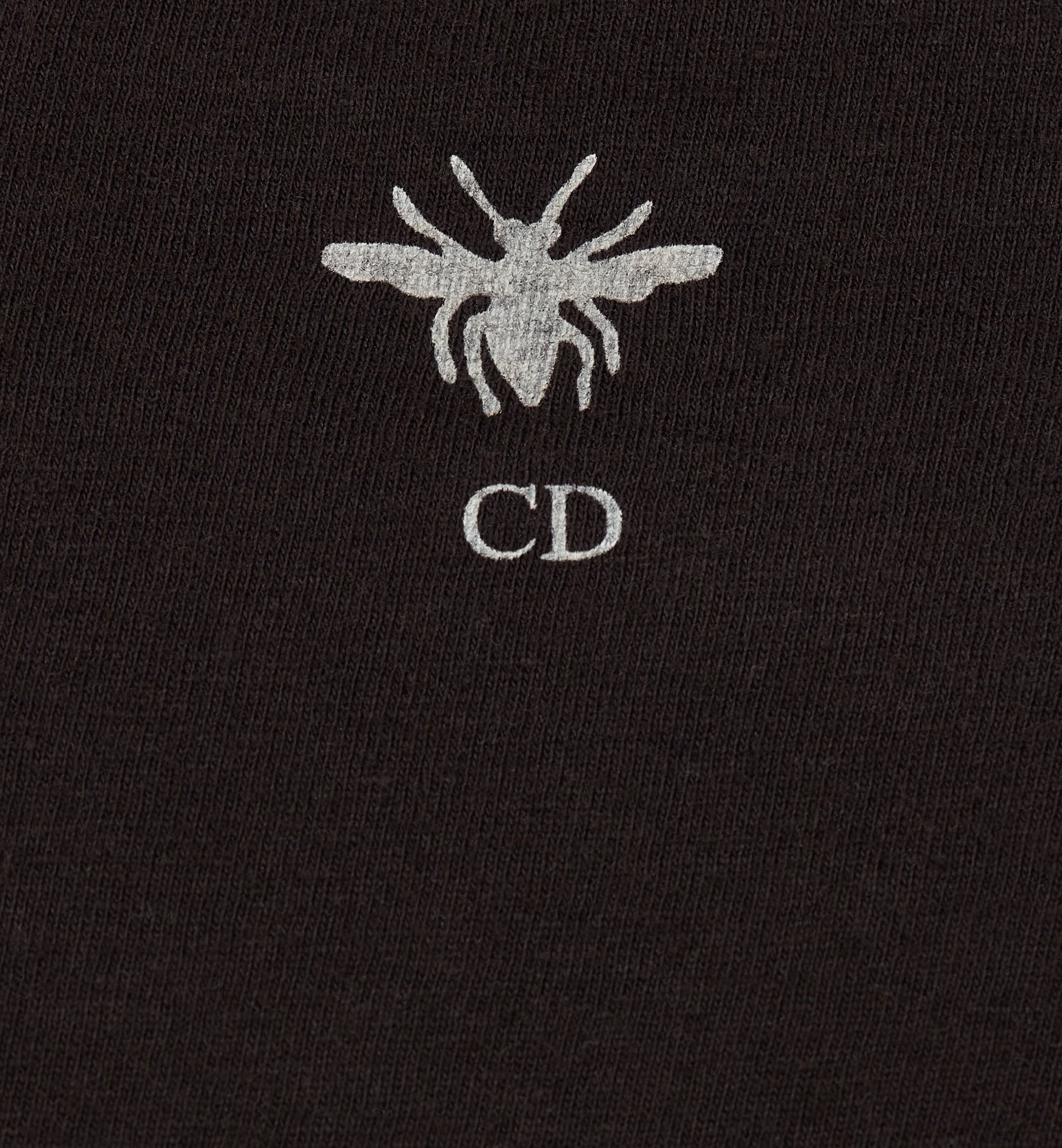 J'Adior 8 T-Shirt Black Cotton and Linen Jersey | DIOR J'Adior 8 T-Shirt Black Cotton and Linen Jersey | DIOR
