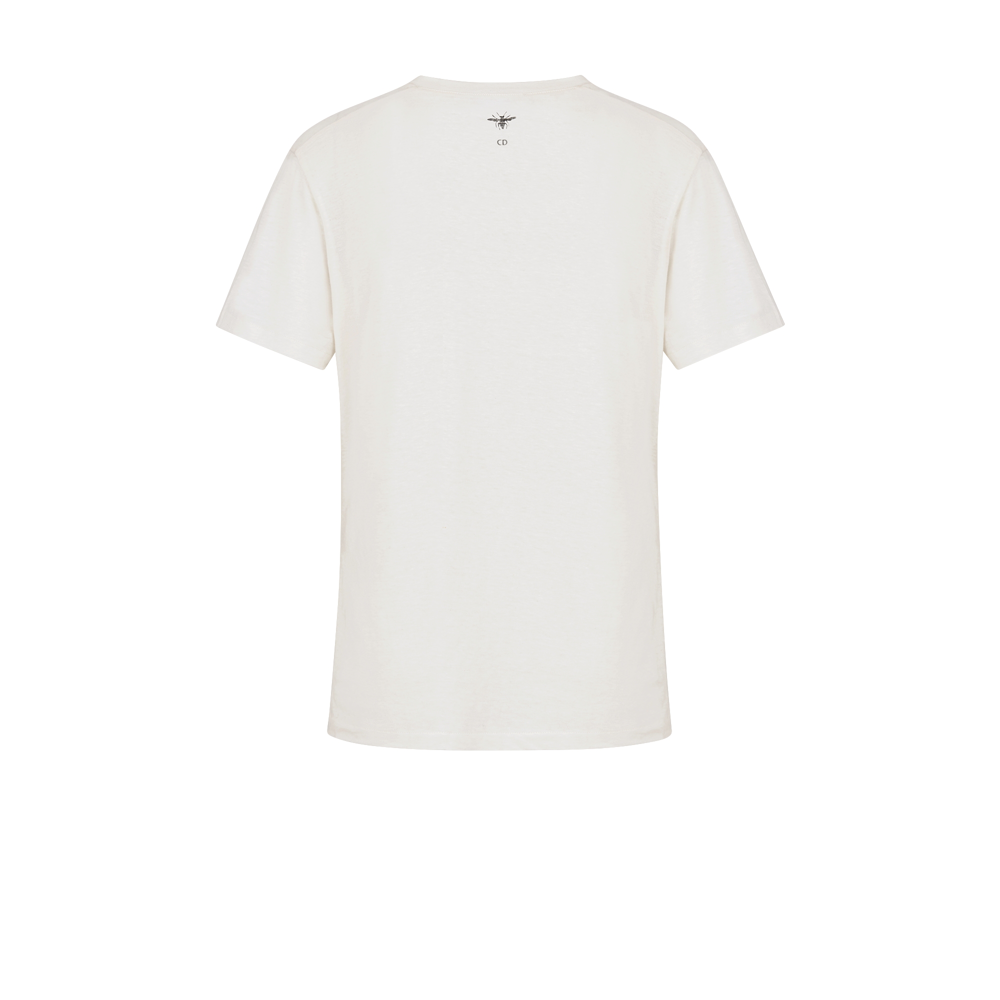 J'Adior 8 T-Shirt Wit katoen en linnen jersey E08