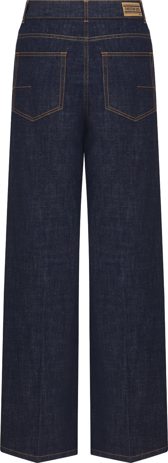 Jeans flare Dior 8, D05 Denim de algodão azulescuro DIOR