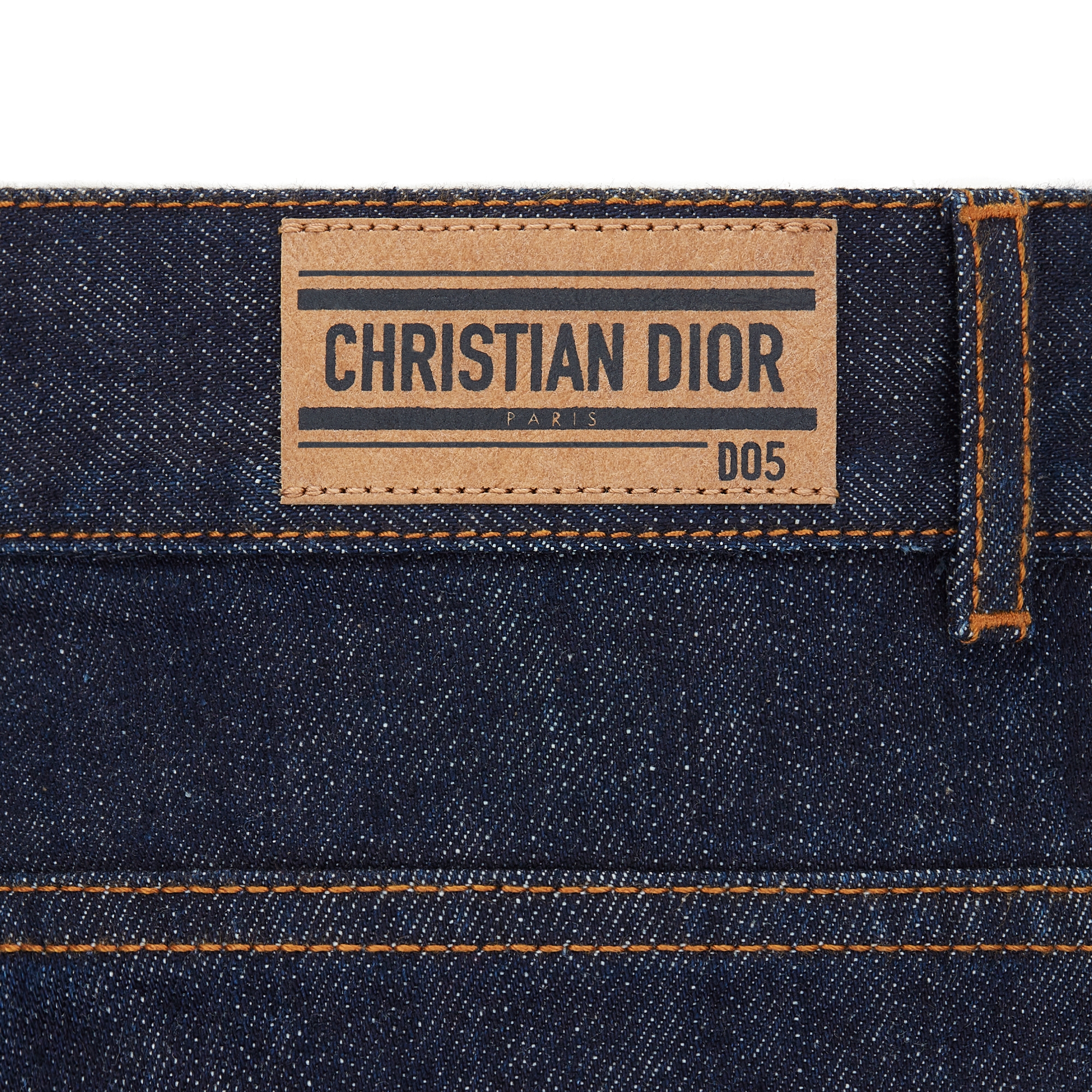 Dior 8 Flared Jeans, D05 Deep Blue Cotton Denim E09