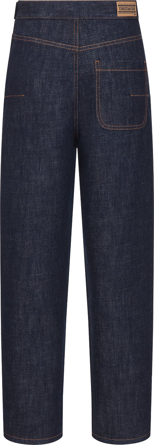 Dior 8 Regular Fit Jeans D06 Deep Blue Cotton Denim DIOR
