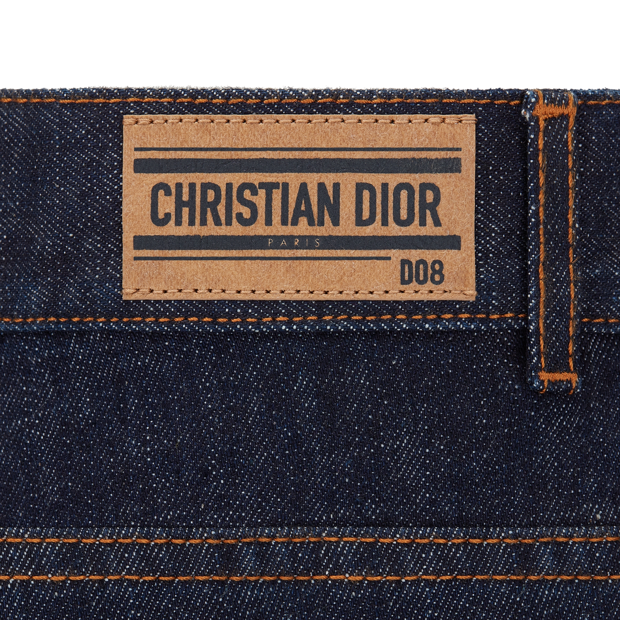 Vaqueros acampanados Dior 8, D08 Denim de algodón azul oscuro E09