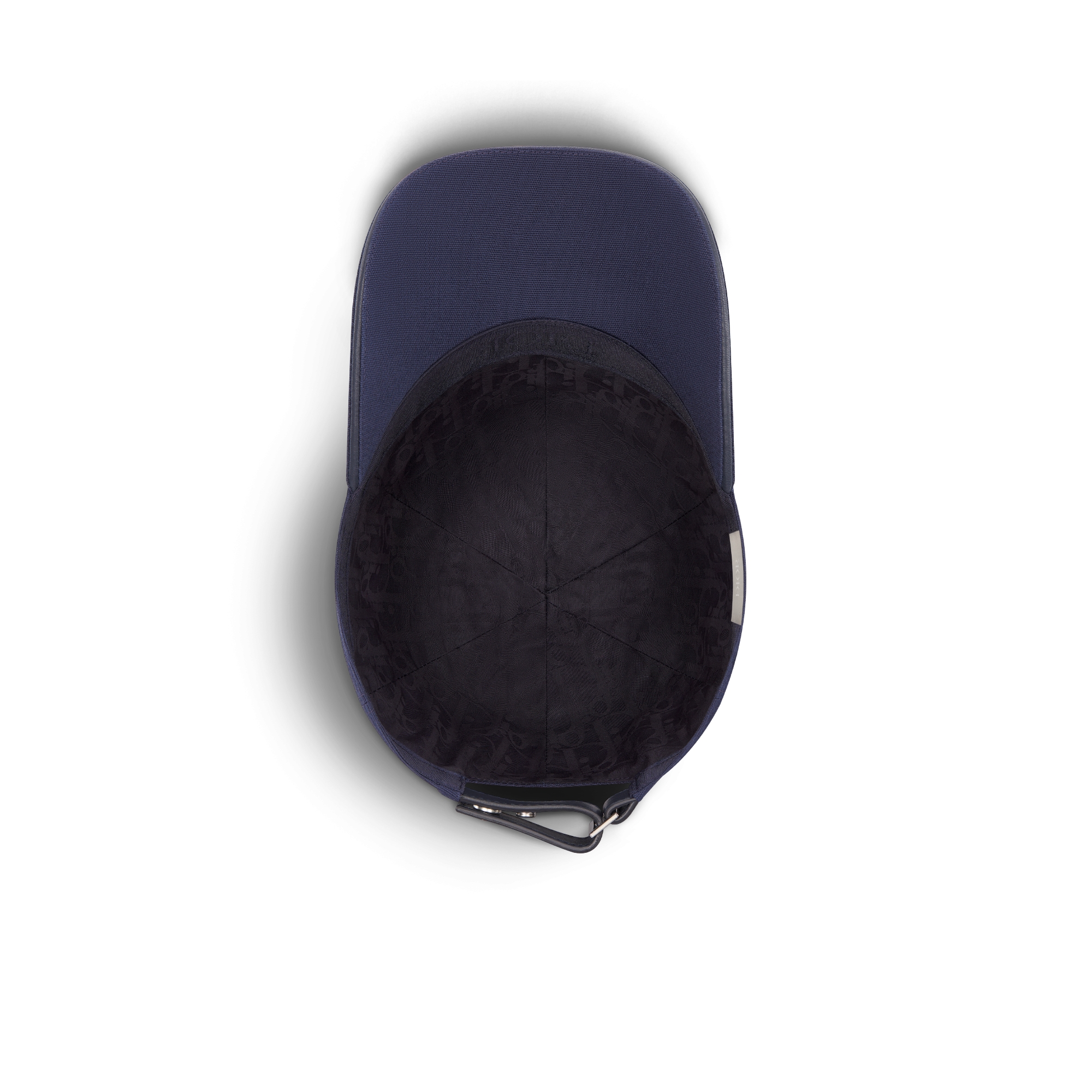 Casquette Christian Dior Couture Toile de coton bleu marine E08