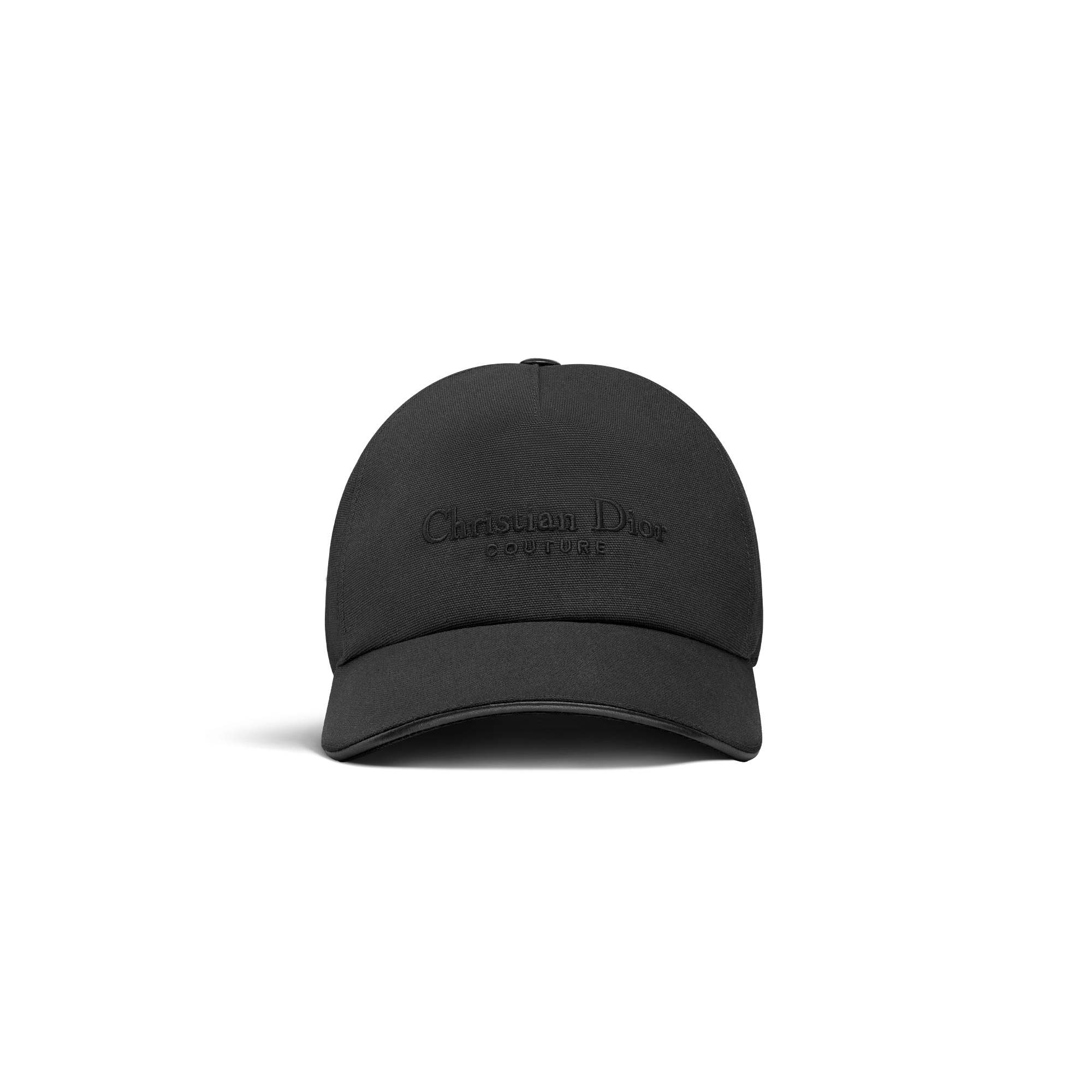 Christian Dior Couture Basecap Baumwoll-Canvas in Schwarz E01