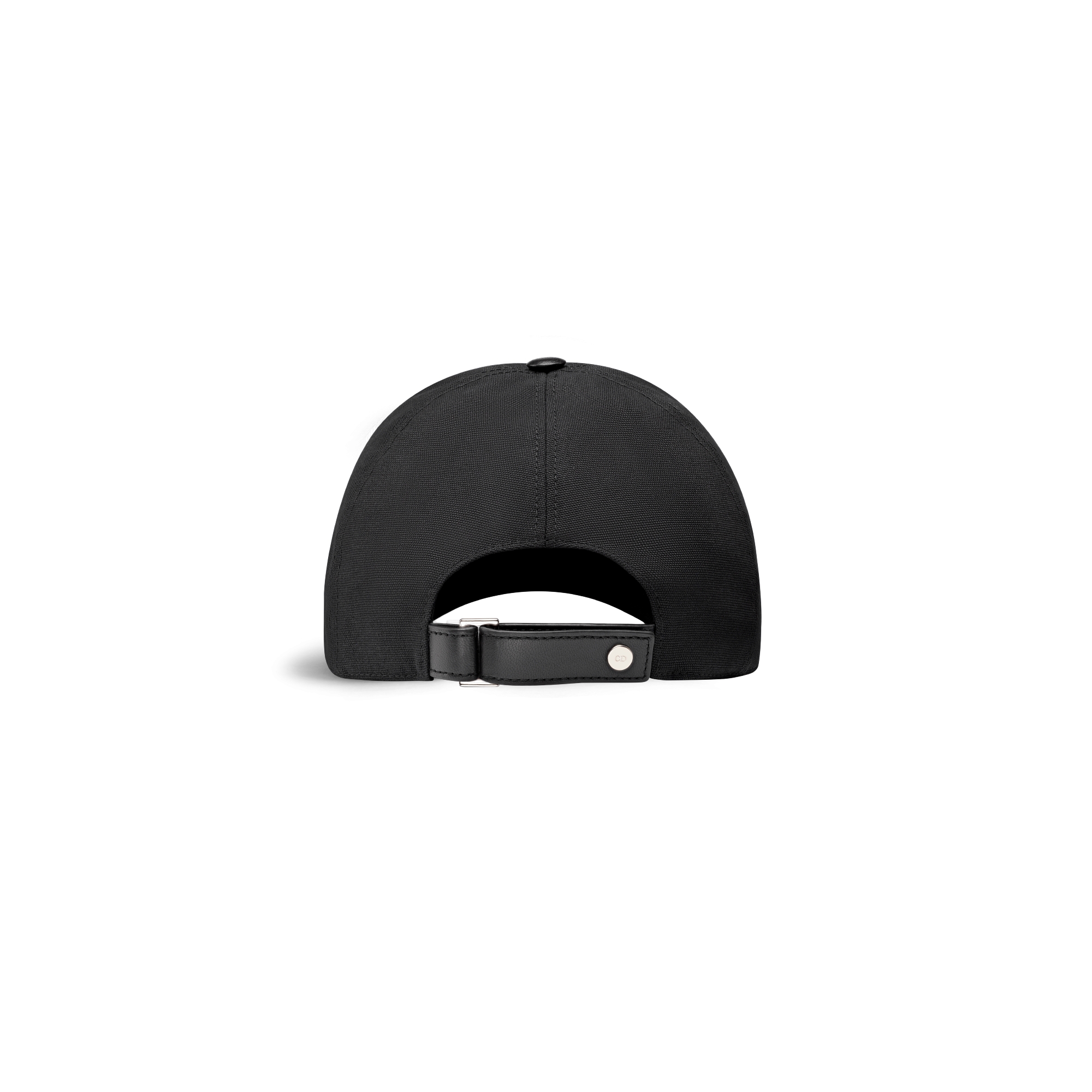 Christian Dior Couture Baseball Cap Black Cotton Canvas | DIOR