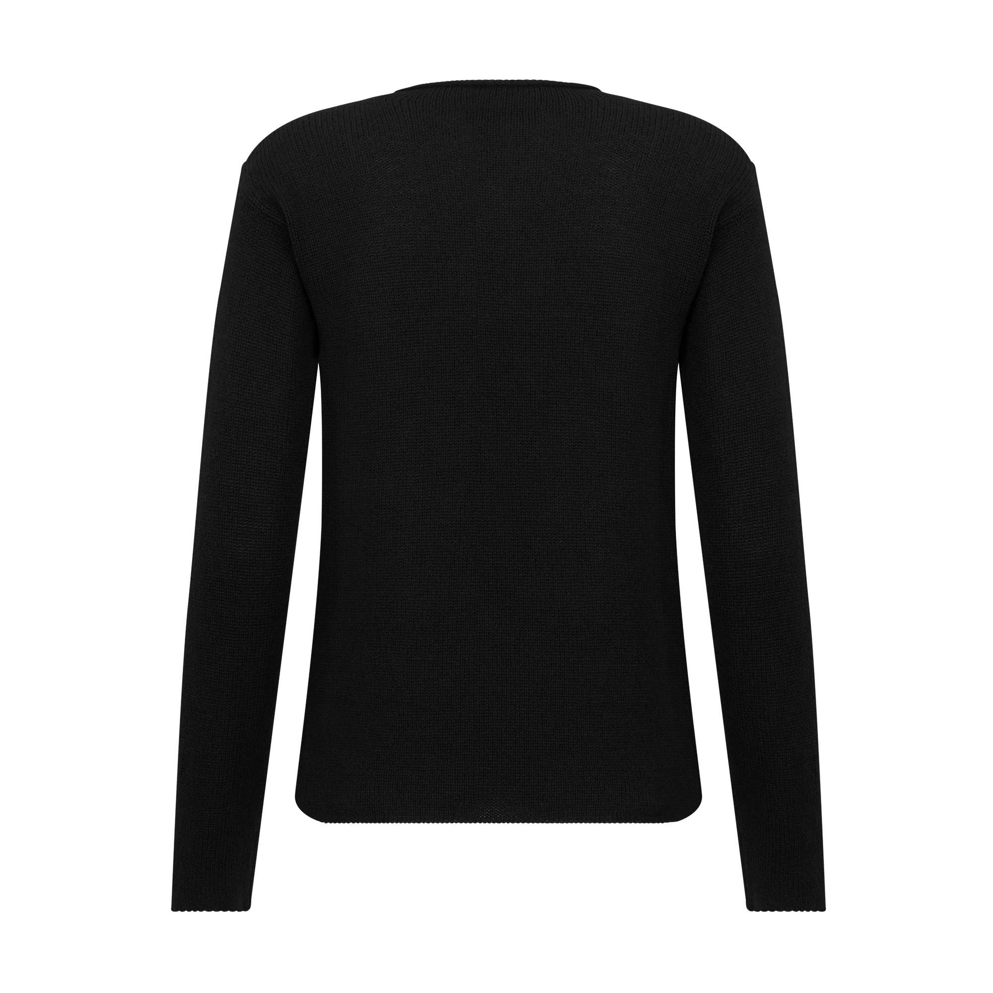 Sweater Black Cashmere Knit E08