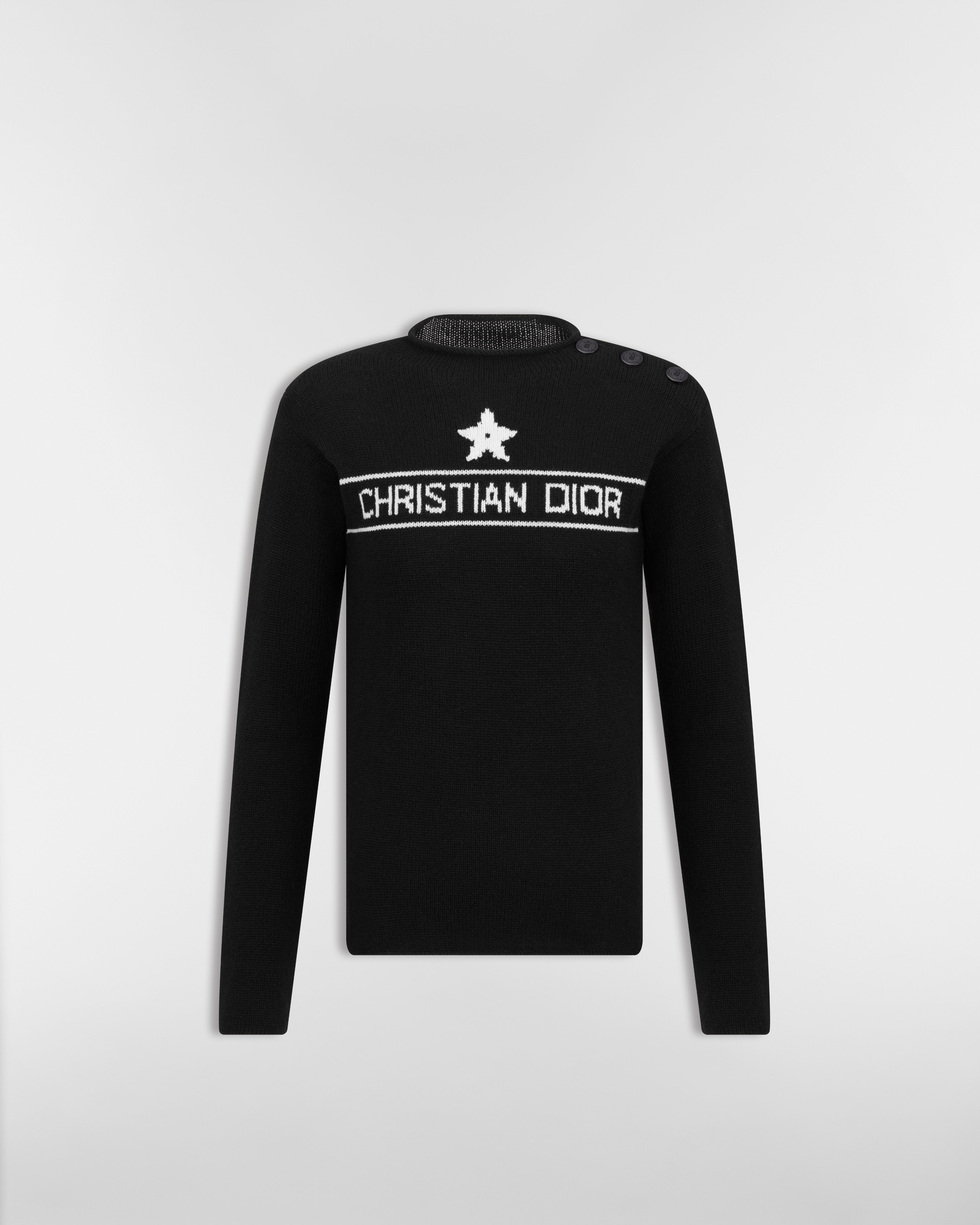 스웨터 블랙 캐시미어 니트 E01