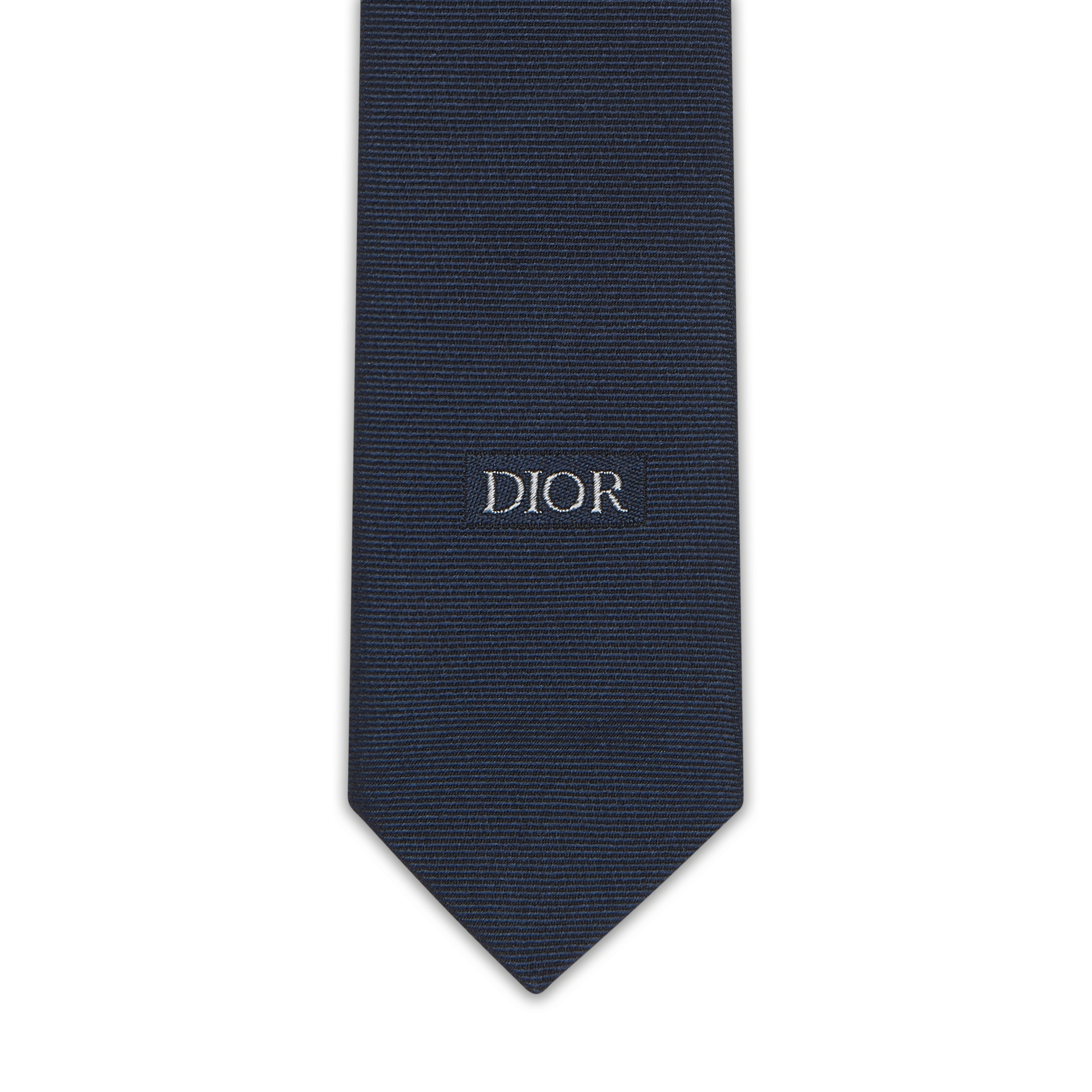 Christian Dior Couture Tie Black Silk Blend E09