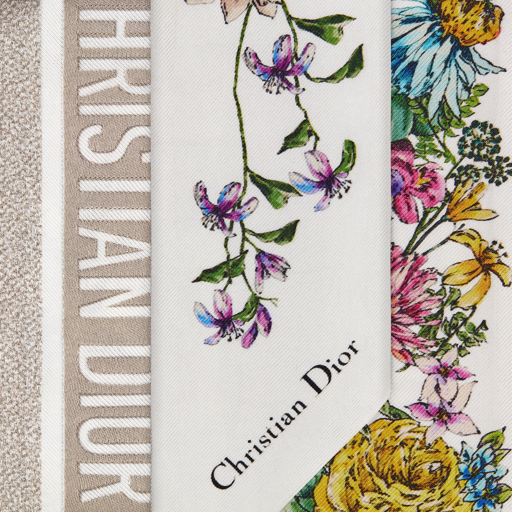 DIOR | D-Floral ミッツァ スカーフ シルクツイル