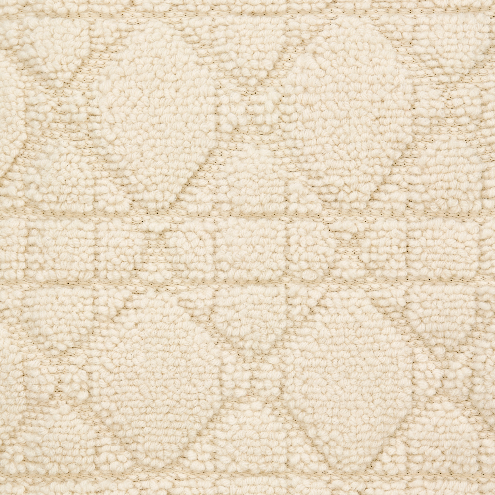 Macrocannage Zipped Cardigan Ecru Wool-Cashmere-Blend Knit E09