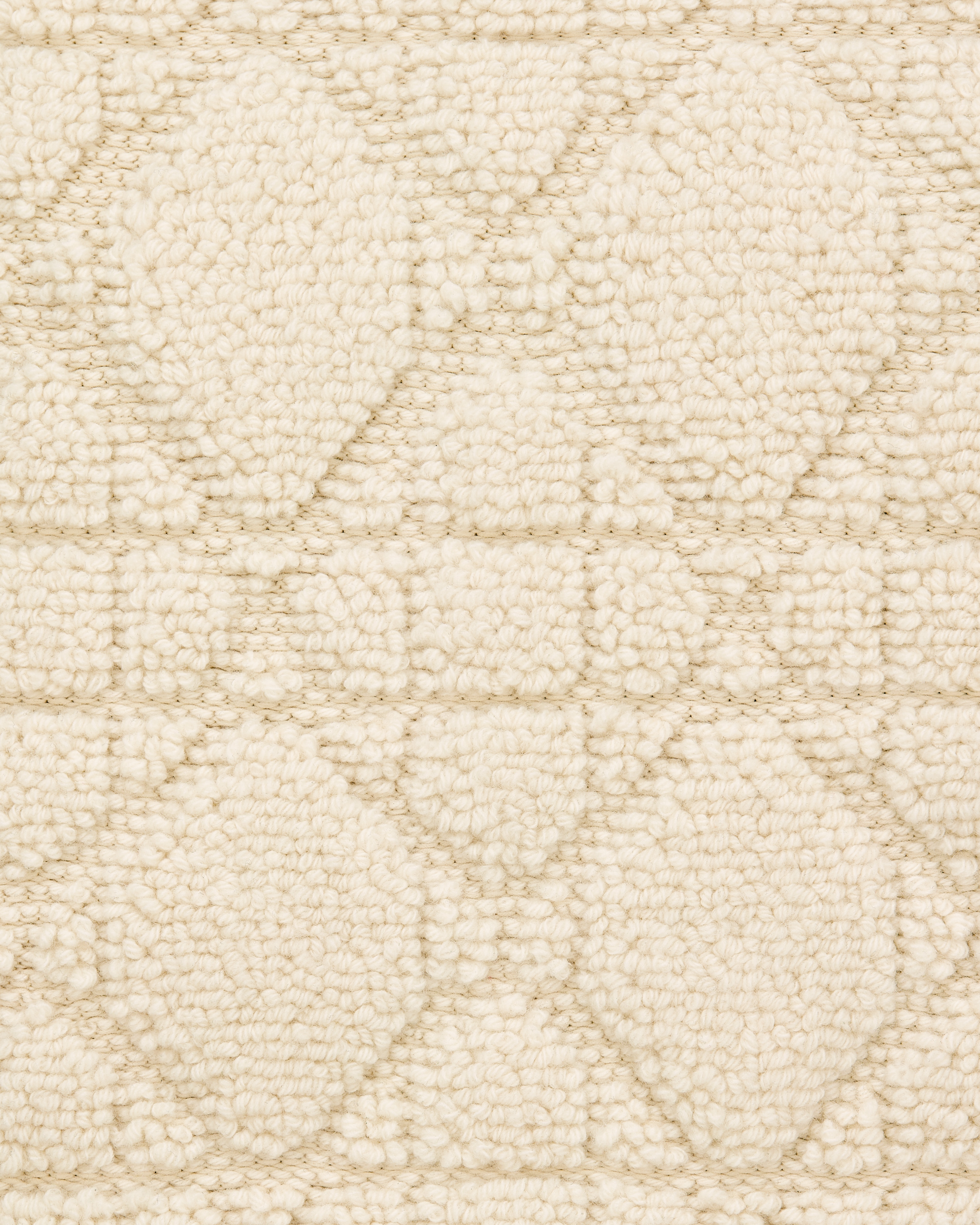 Macrocannage Zipped Cardigan Ecru Wool-Cashmere-Blend Knit E09