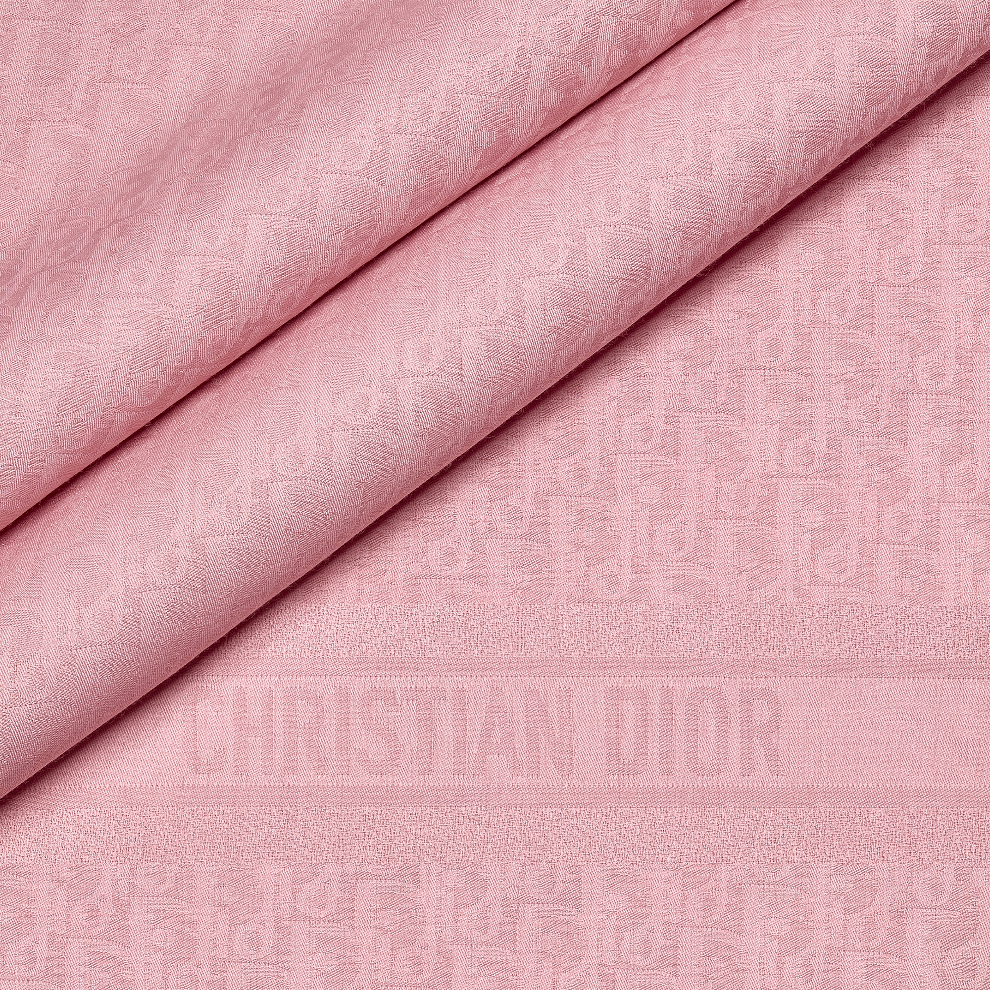 Dior Oblique Schultertuch Wolle, Seide und Kaschmir in Rosa E09