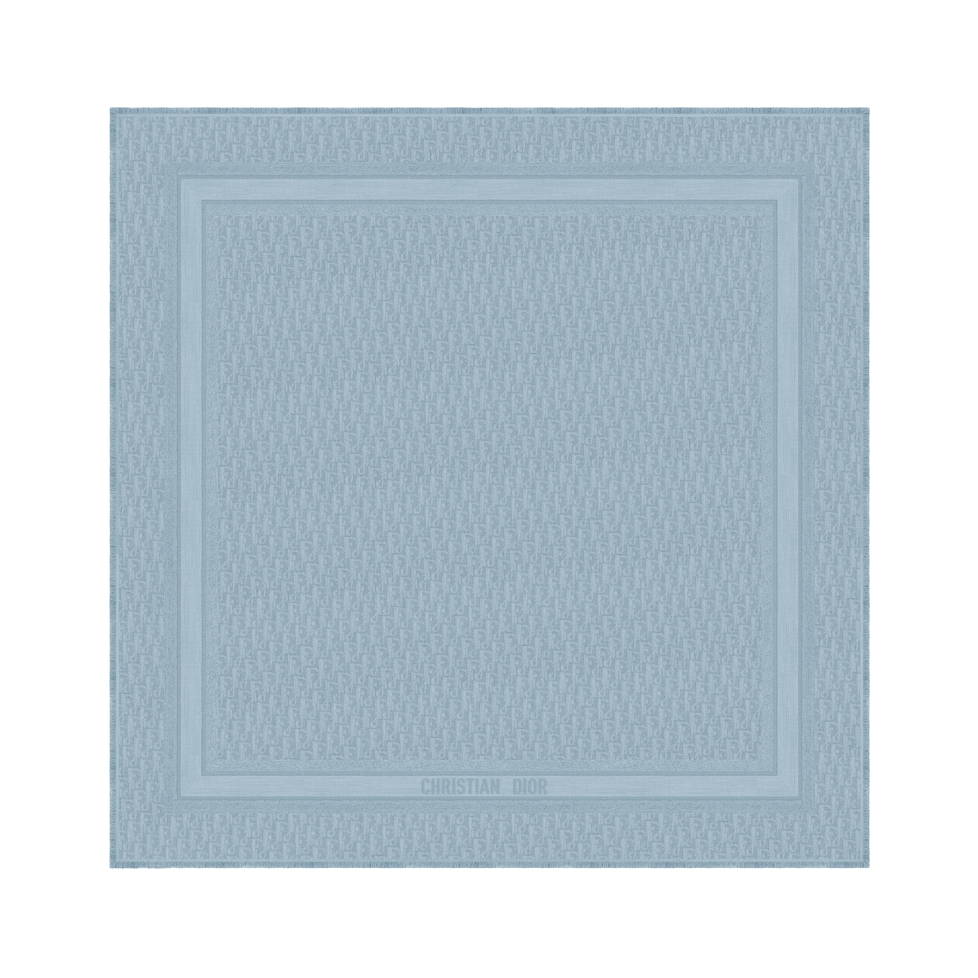  蒼藍色羊毛、絲綢和喀什米爾羊絨