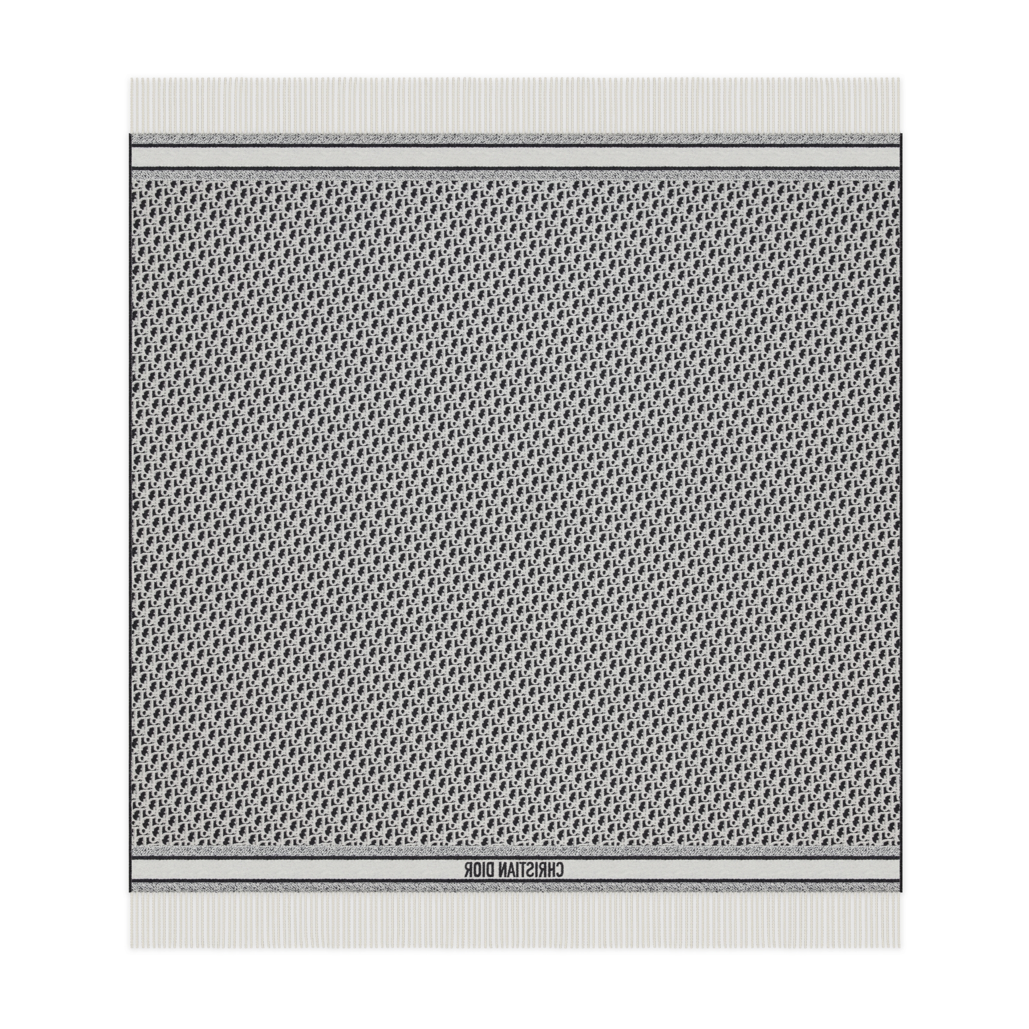 Manta Dior Oblique Cashmere azul-marinho E08