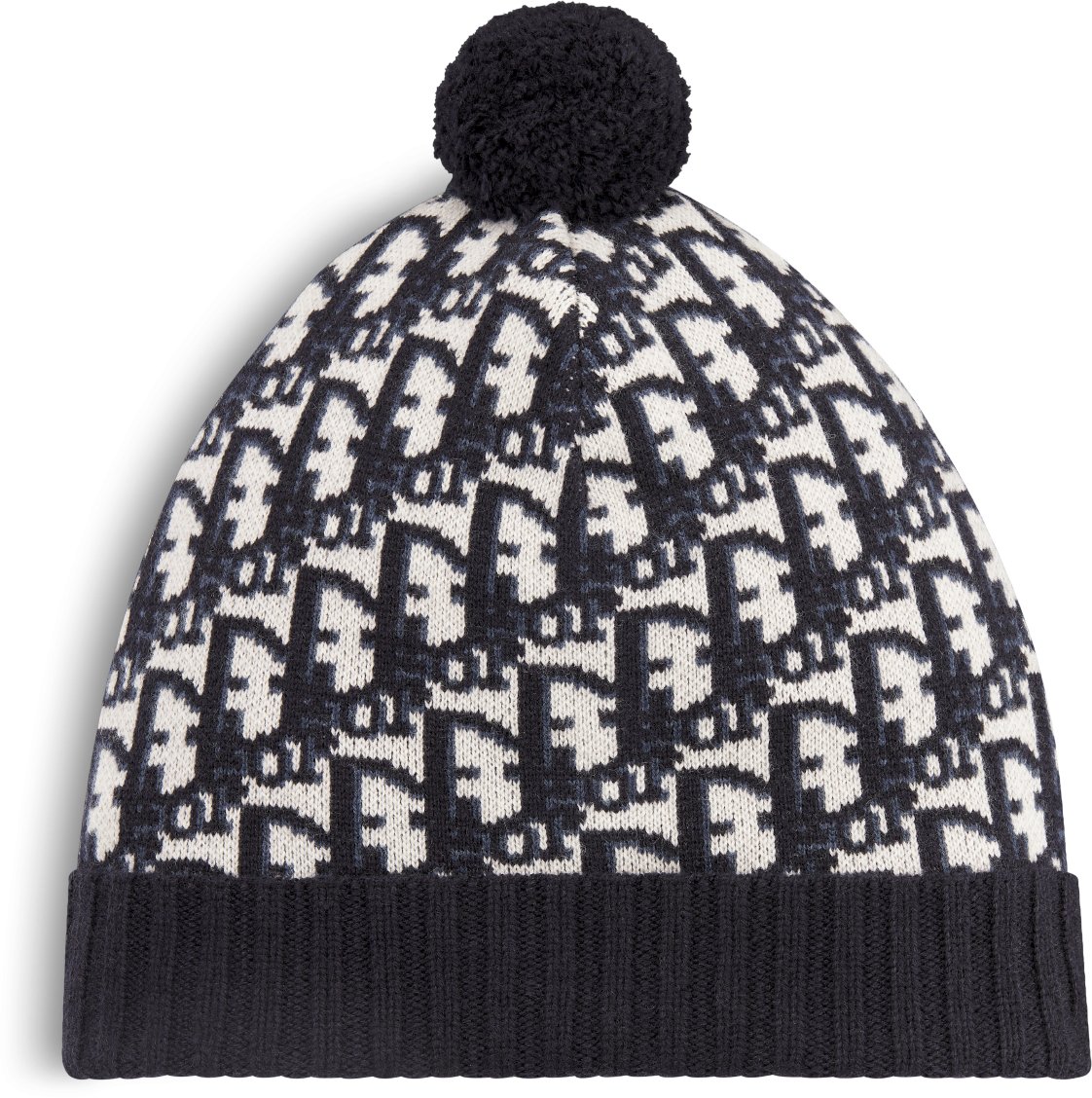 Dior Oblique Pompom Beanie aria_woman_viewcode_e01