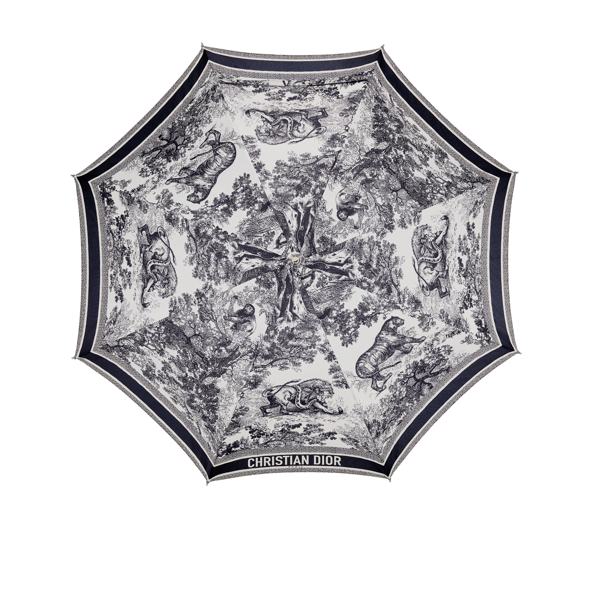 未使用タグ付き Christian Dior 旧ロゴ レース UV日傘 ホワイト 未使用