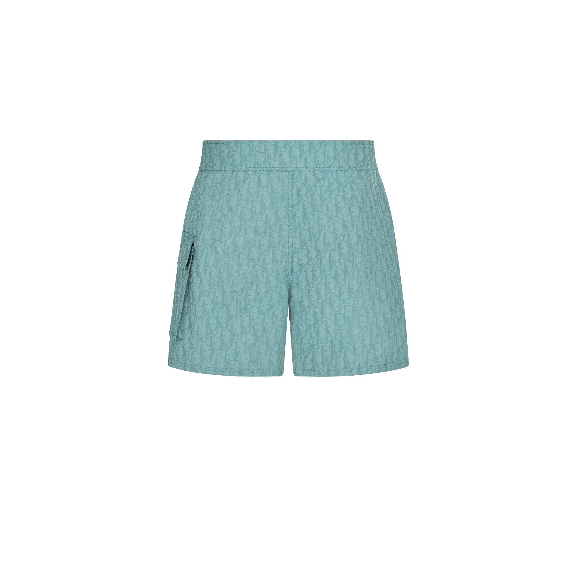 Dior Oblique Swim Shorts Sea Green Technical Fabric E08