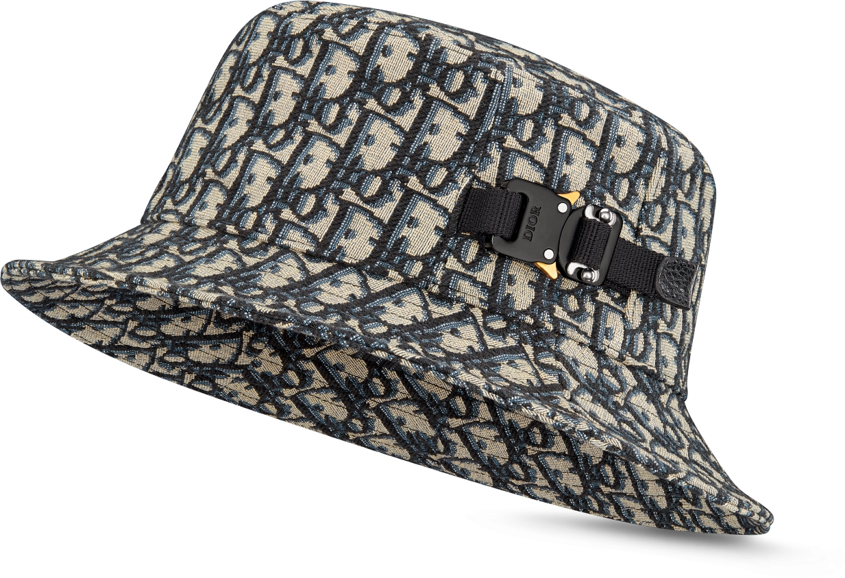 Dior Oblique Bucket Hat Deep Gray Dior Oblique Jacquard DIOR