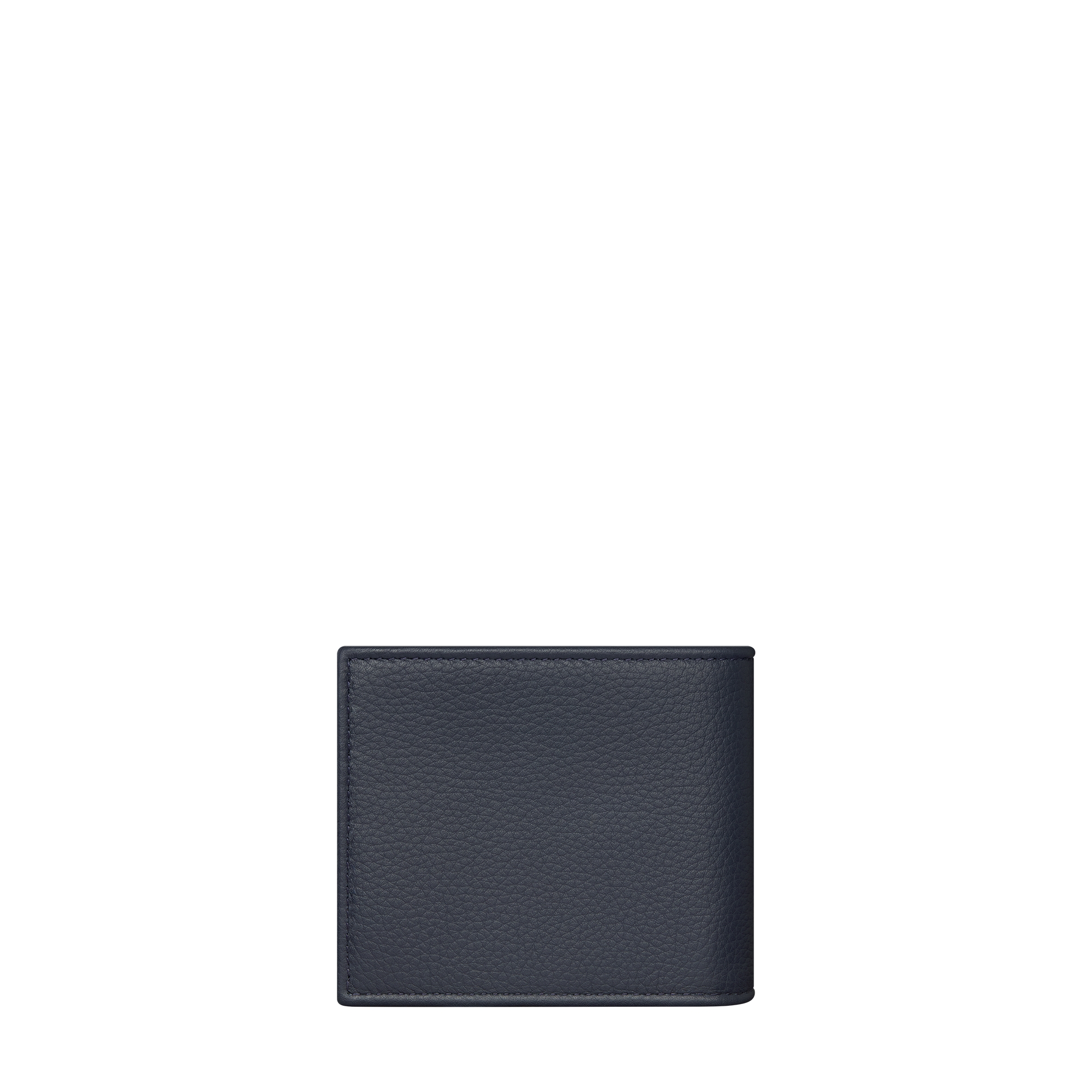 Saddle Bifold Wallet Deep Blue Grained Calfskin and Deep Blue Dior Oblique Trio Jacquard Marquetry E08
