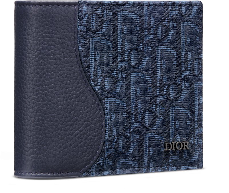 Saddle Bifold Wallet Three quarter closed view