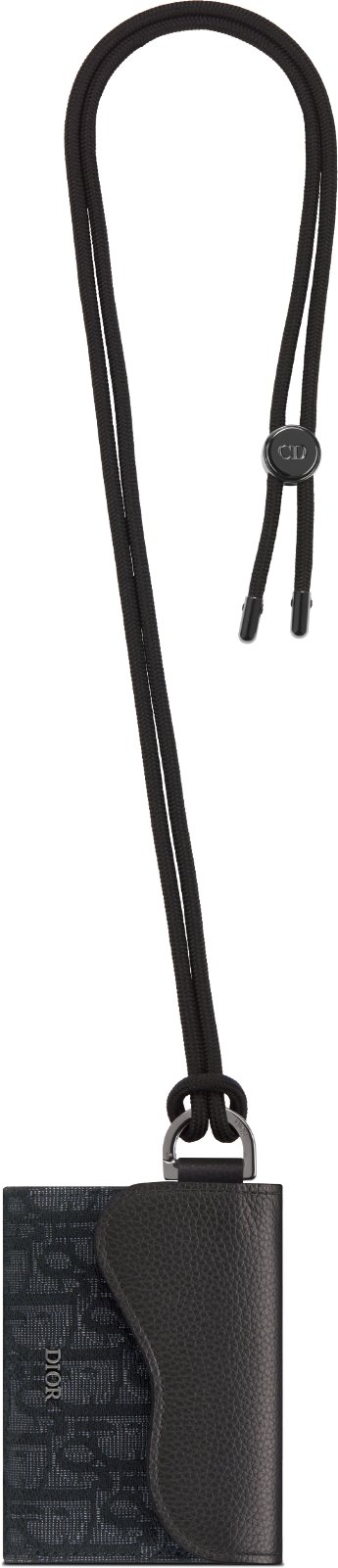 디올 새들 플랩 카드 홀더 2ADBC320YKS_H03E