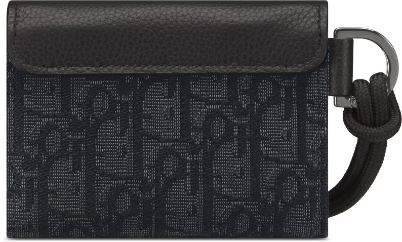 디올 새들 플랩 카드 홀더 2ADBC320YKS_H03E