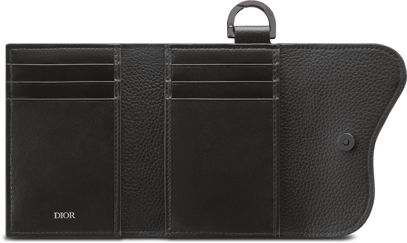 디올 새들 플랩 카드 홀더 2ADBC320YKS_H03E