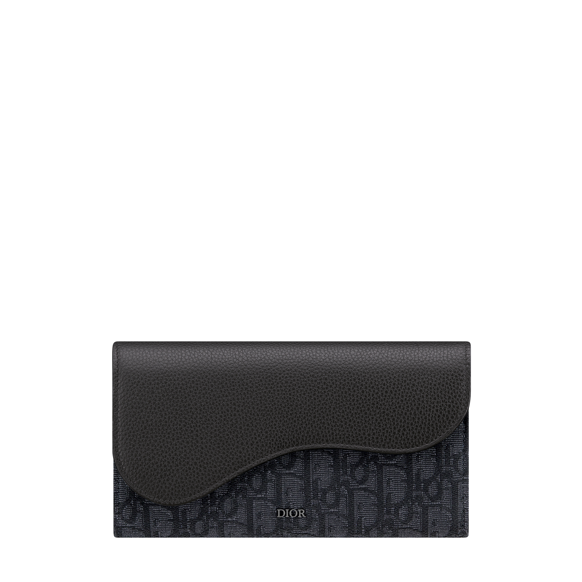 Black Dior Oblique Jacquard and Black Grained Calfskin
